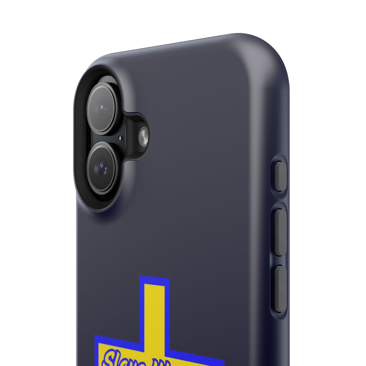 Ukrainian Pride Cross Phone Case, Impact-Resistant Case, 'Slava Ukraini', Support Ukraine, Durable Phone Case
