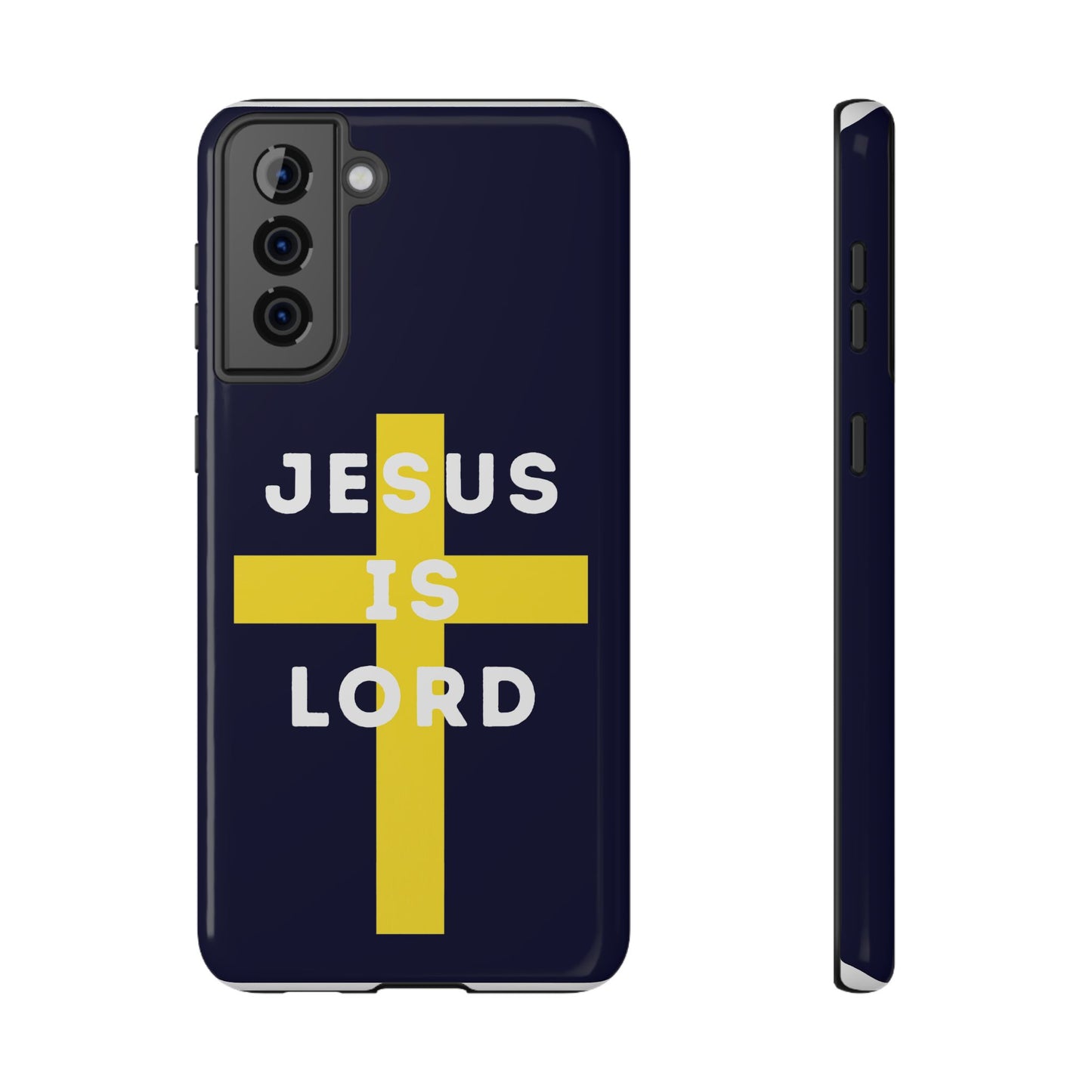 Impact-Resistant Phone Case 'JESUS IS LORD' Durable Phone Covers, Faith-Based Accessories, Gift for Believers, Christian Gifts