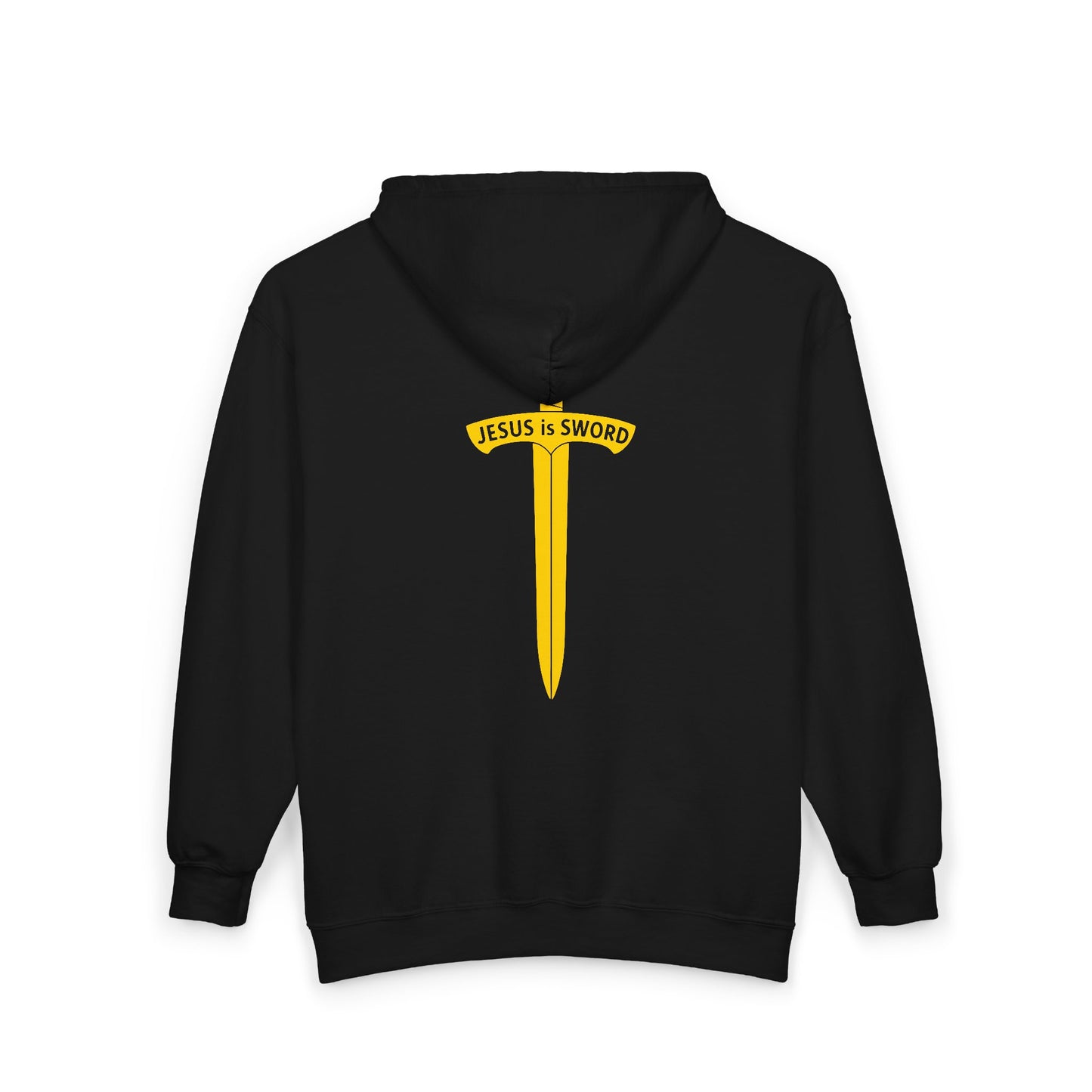 'JESUS is SWORD' Unisex Heavy Blend™ Full Zip Hooded Sweatshirt, Christian Apparel, Jesus Sweatshirt, Jacket