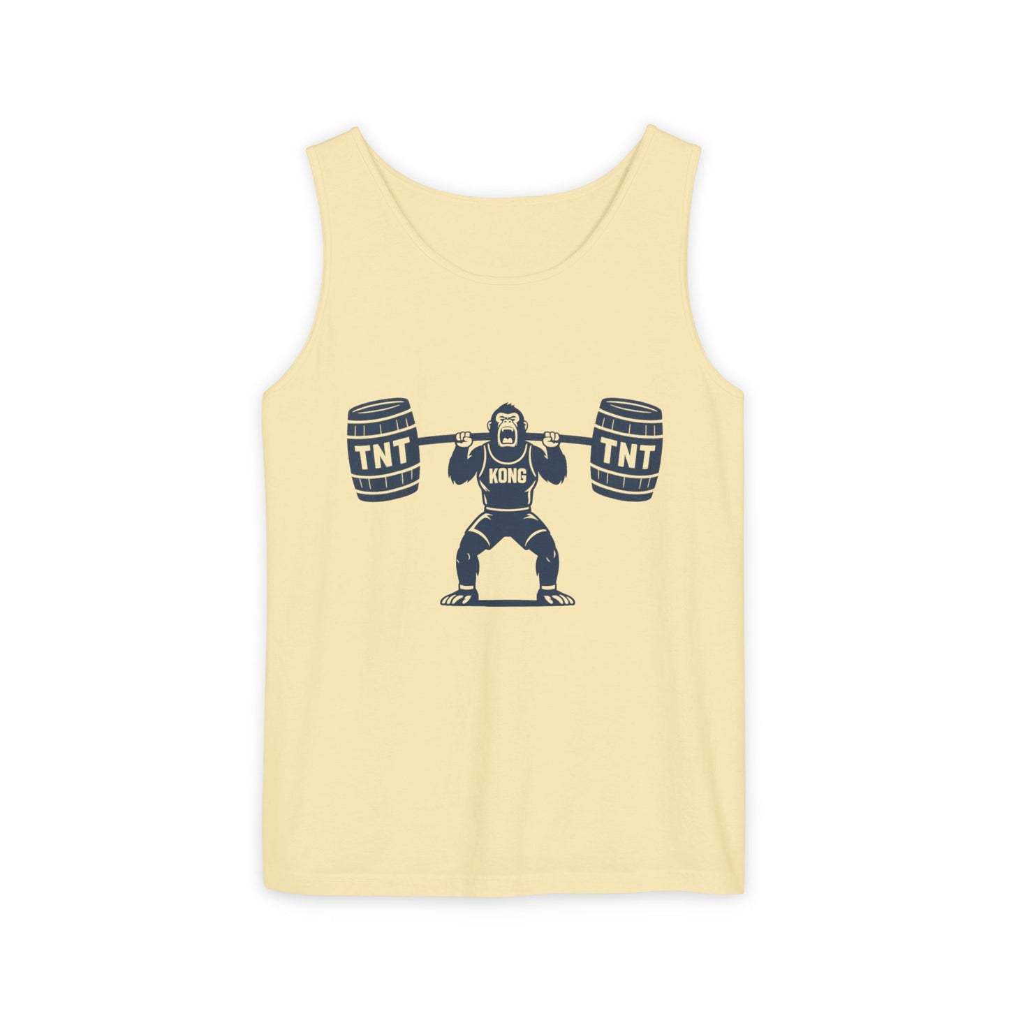 TNT Gorilla Weightlifting Tank Top, Gym Apparel, Unisex Workout Top, Fitness Gift, Summer Athletic Wear, Casual Tank