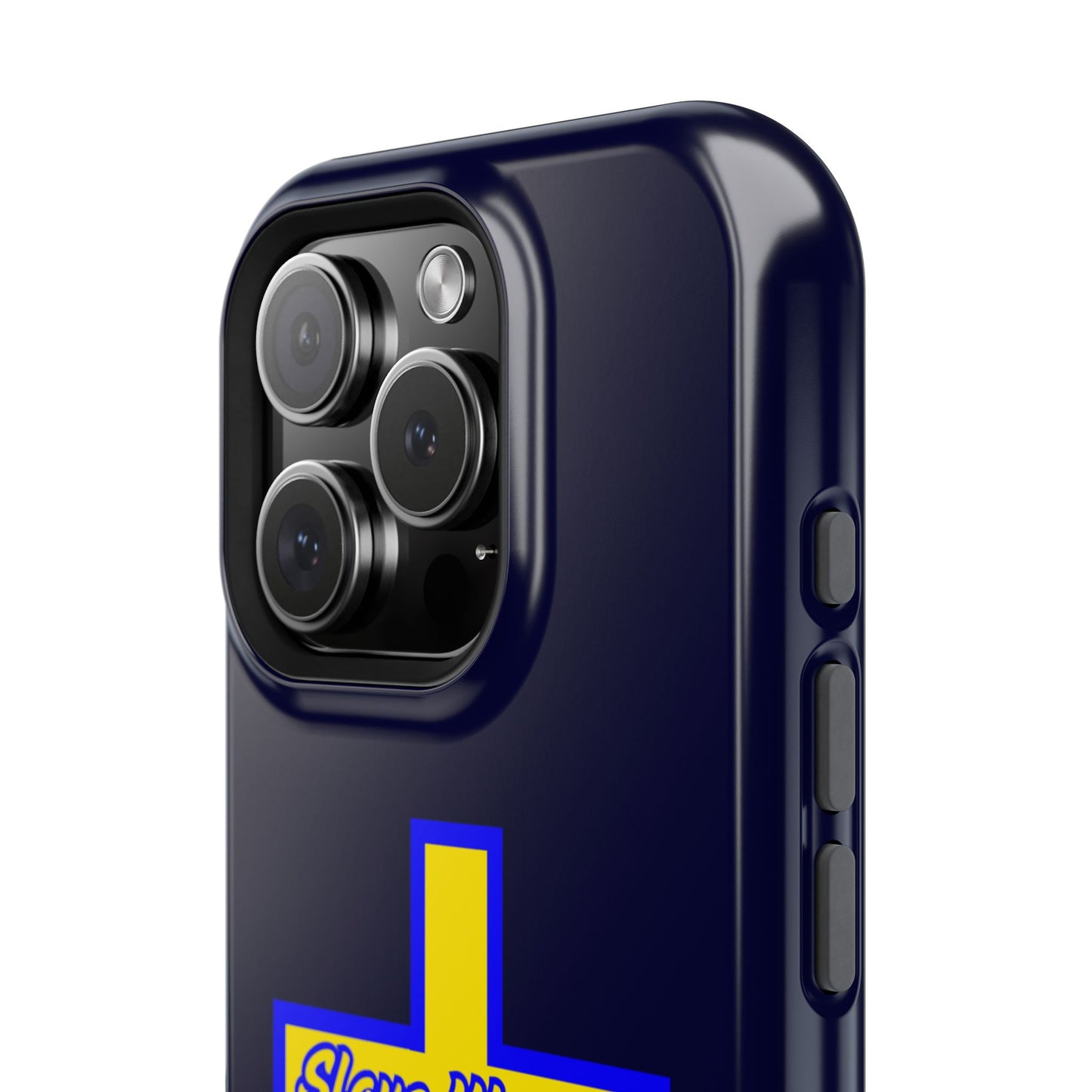 Ukrainian Pride Cross Phone Case, Impact-Resistant Case, 'Slava Ukraini', Support Ukraine, Durable Phone Case