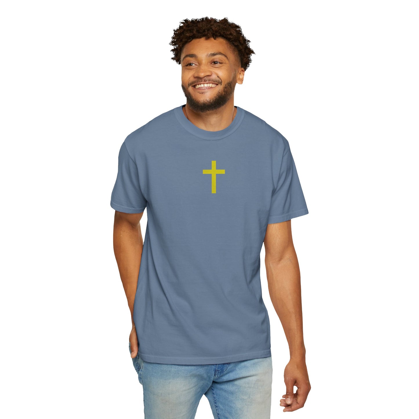 'Jesus is Lord' Font and Back Design Unisex T-Shirt, Christian Apparel