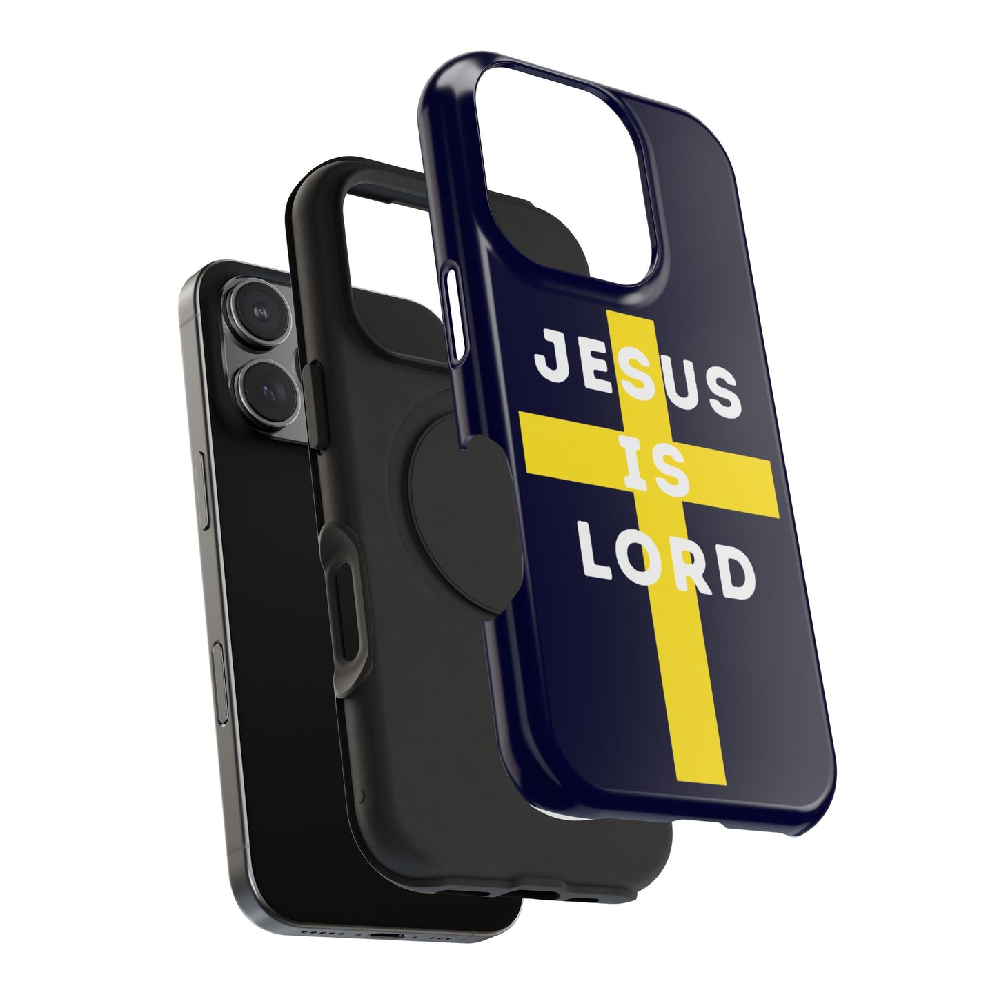 Impact-Resistant Phone Case 'JESUS IS LORD' Durable Phone Covers, Faith-Based Accessories, Gift for Believers, Christian Gifts