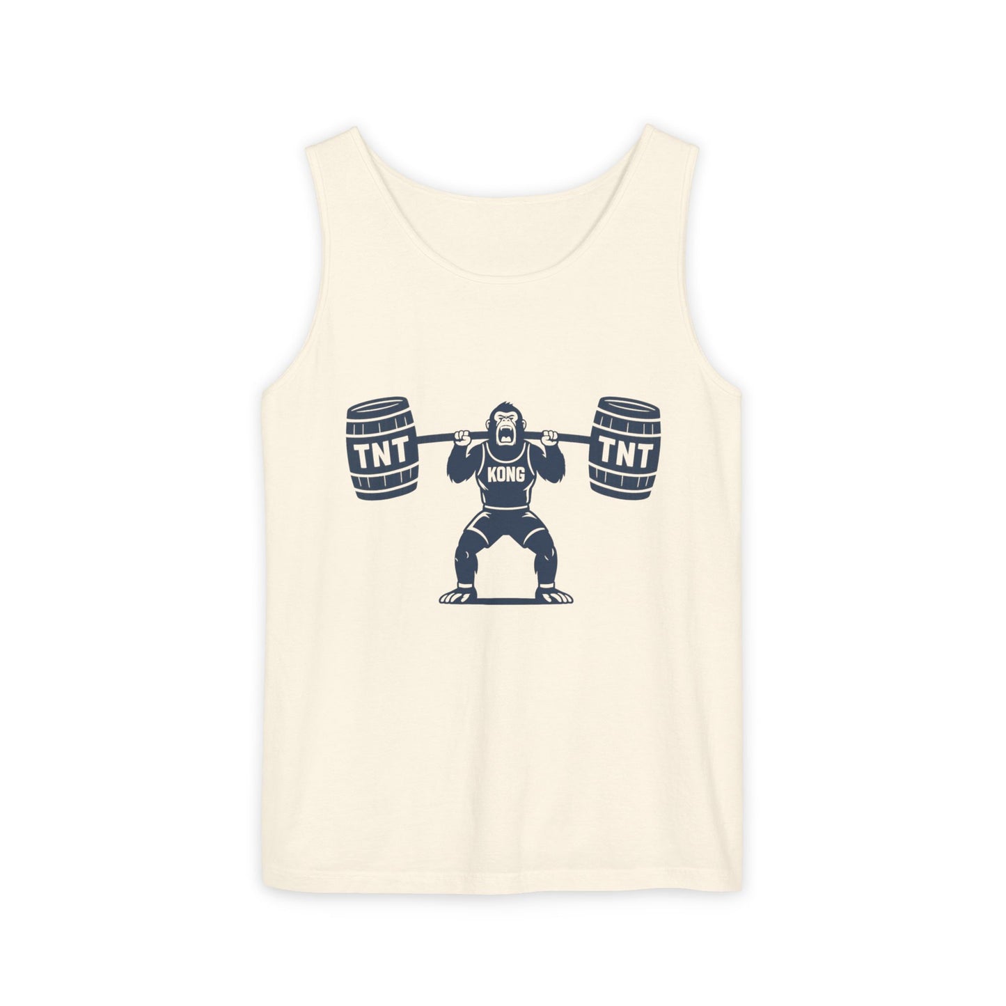 TNT Gorilla Weightlifting Tank Top, Gym Apparel, Unisex Workout Top, Fitness Gift, Summer Athletic Wear, Casual Tank