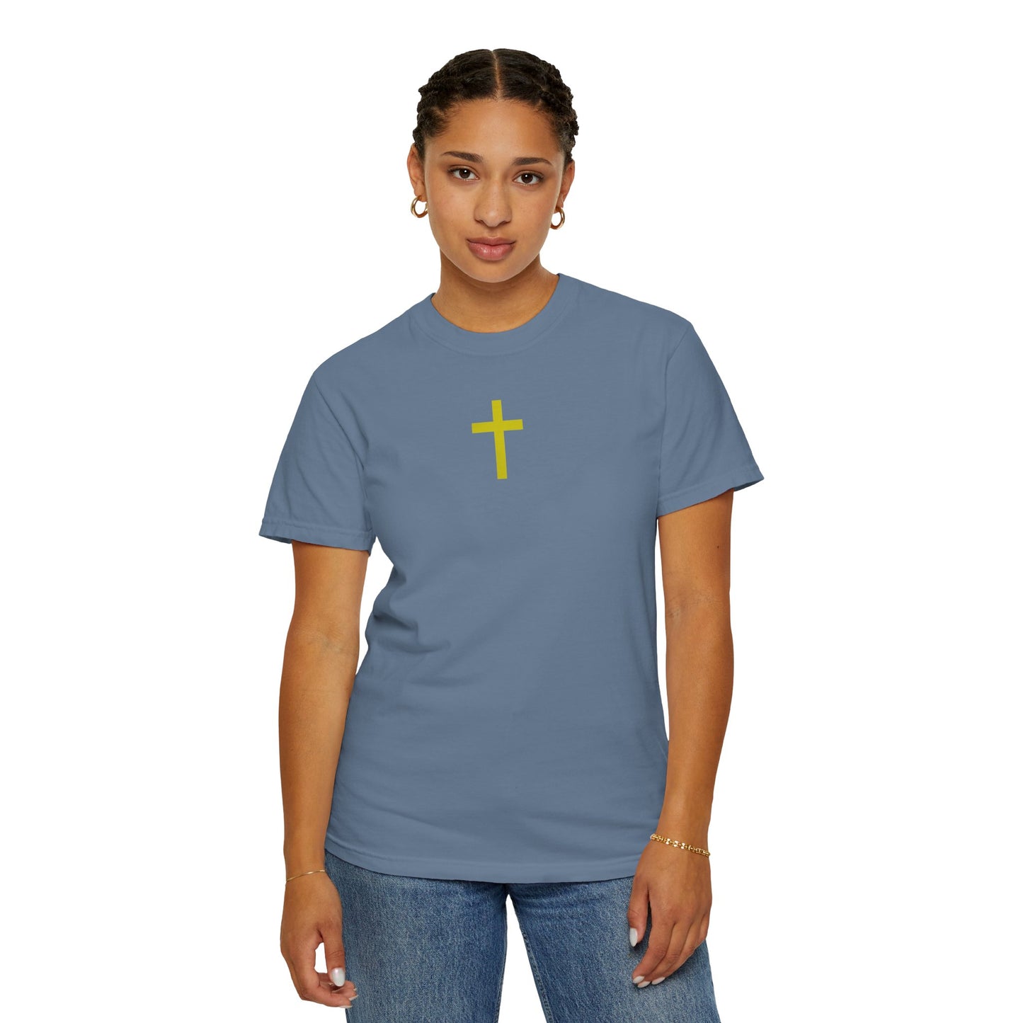 'Jesus is Lord' Font and Back Design Unisex T-Shirt, Christian Apparel
