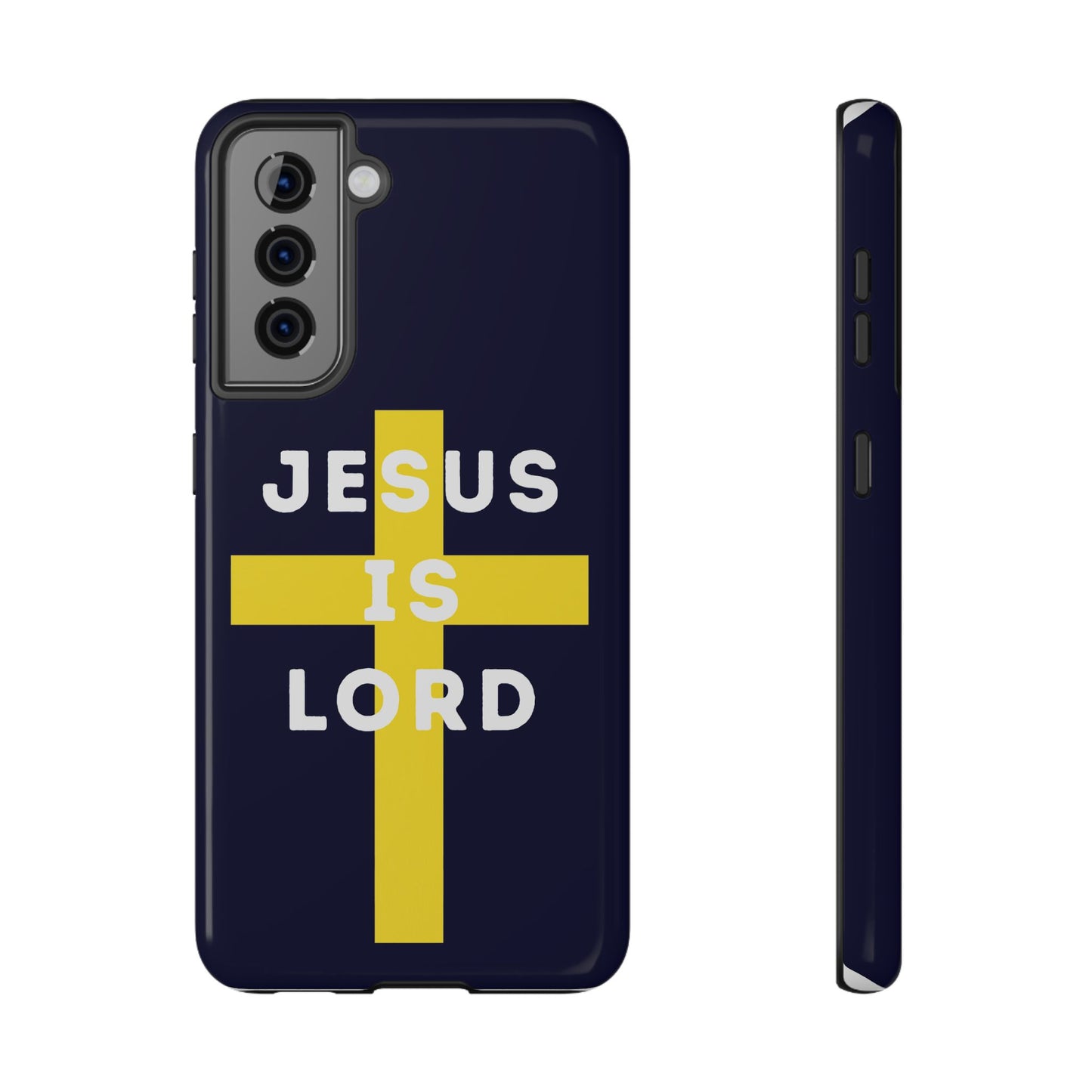 Impact-Resistant Phone Case 'JESUS IS LORD' Durable Phone Covers, Faith-Based Accessories, Gift for Believers, Christian Gifts