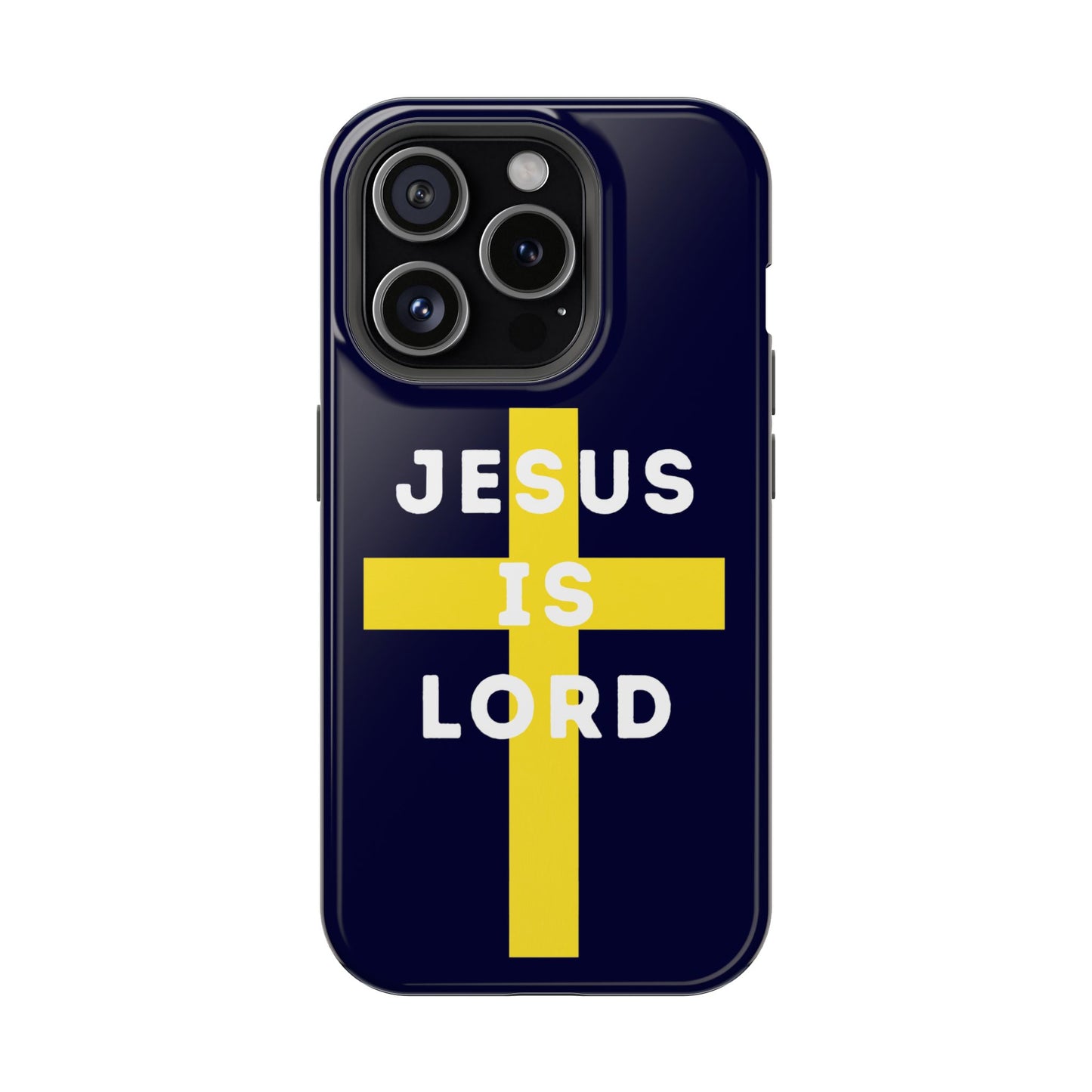 Impact-Resistant Phone Case 'JESUS IS LORD' Durable Phone Covers, Faith-Based Accessories, Gift for Believers, Christian Gifts