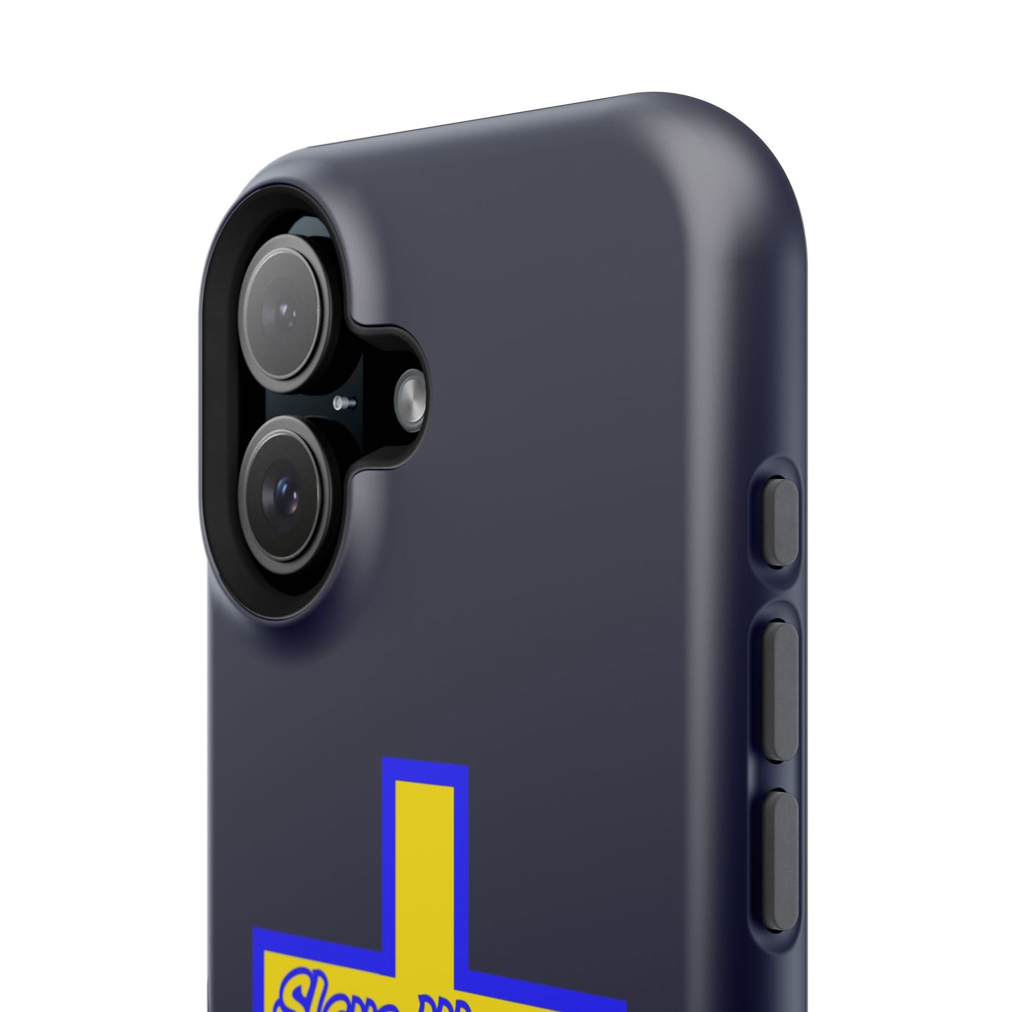 Ukrainian Pride Cross Phone Case, Impact-Resistant Case, 'Slava Ukraini', Support Ukraine, Durable Phone Case