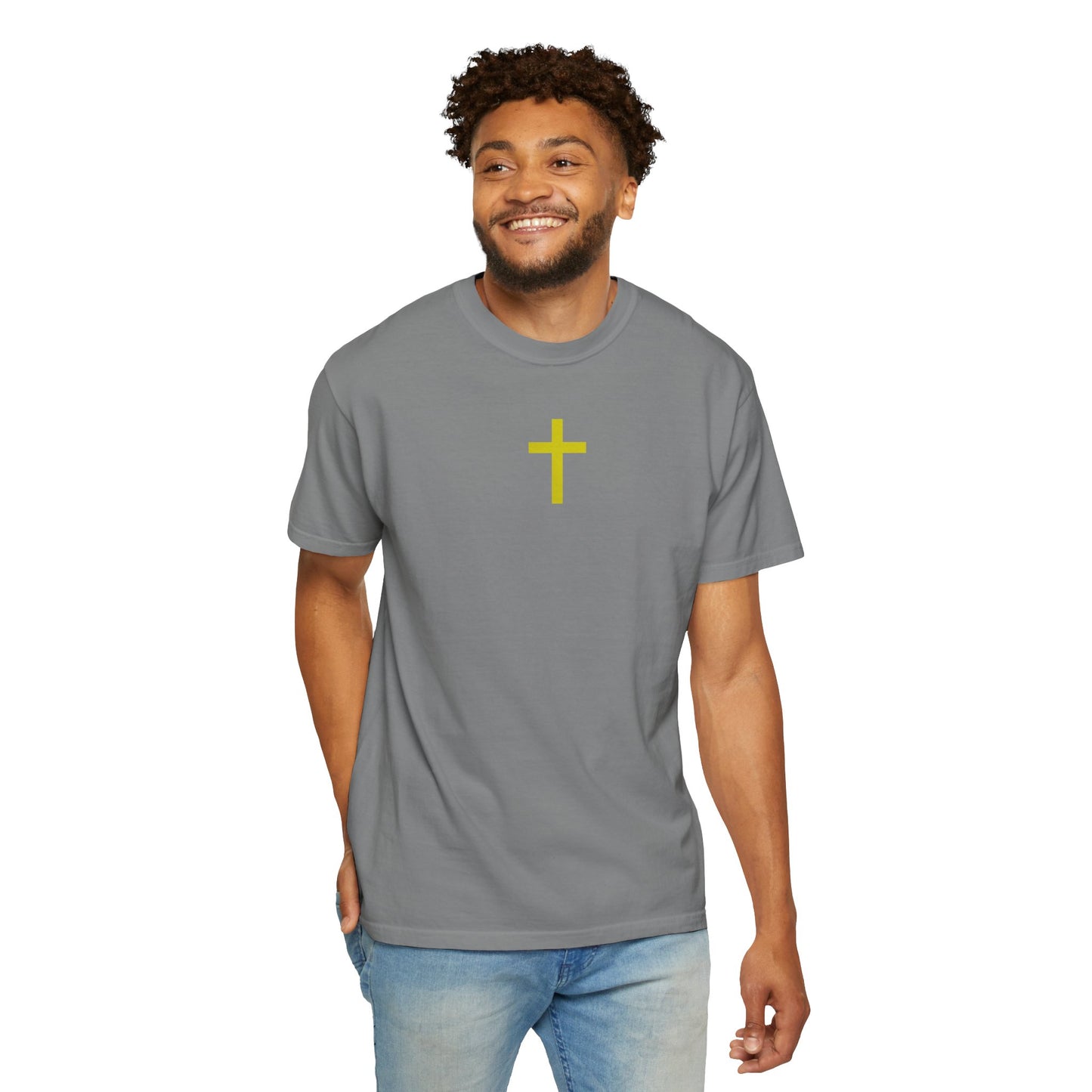 'Jesus is Lord' Font and Back Design Unisex T-Shirt, Christian Apparel