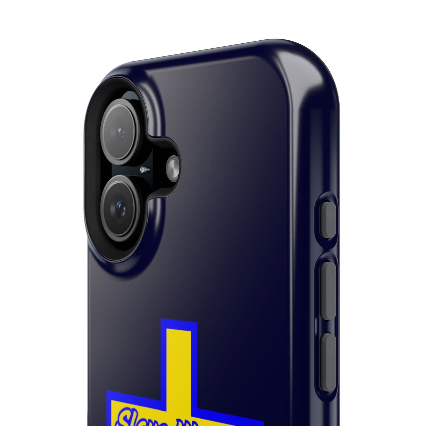 Ukrainian Pride Cross Phone Case, Impact-Resistant Case, 'Slava Ukraini', Support Ukraine, Durable Phone Case