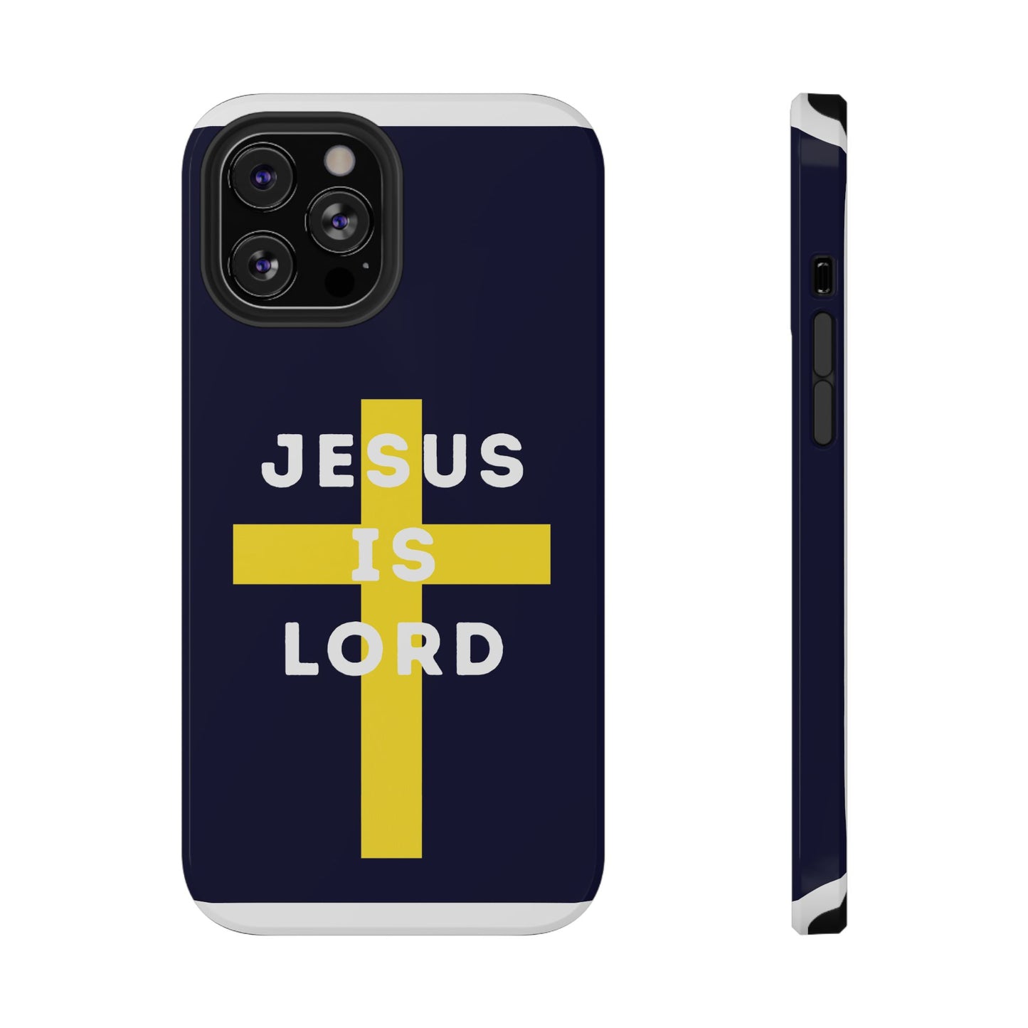 Impact-Resistant Phone Case 'JESUS IS LORD' Durable Phone Covers, Faith-Based Accessories, Gift for Believers, Christian Gifts