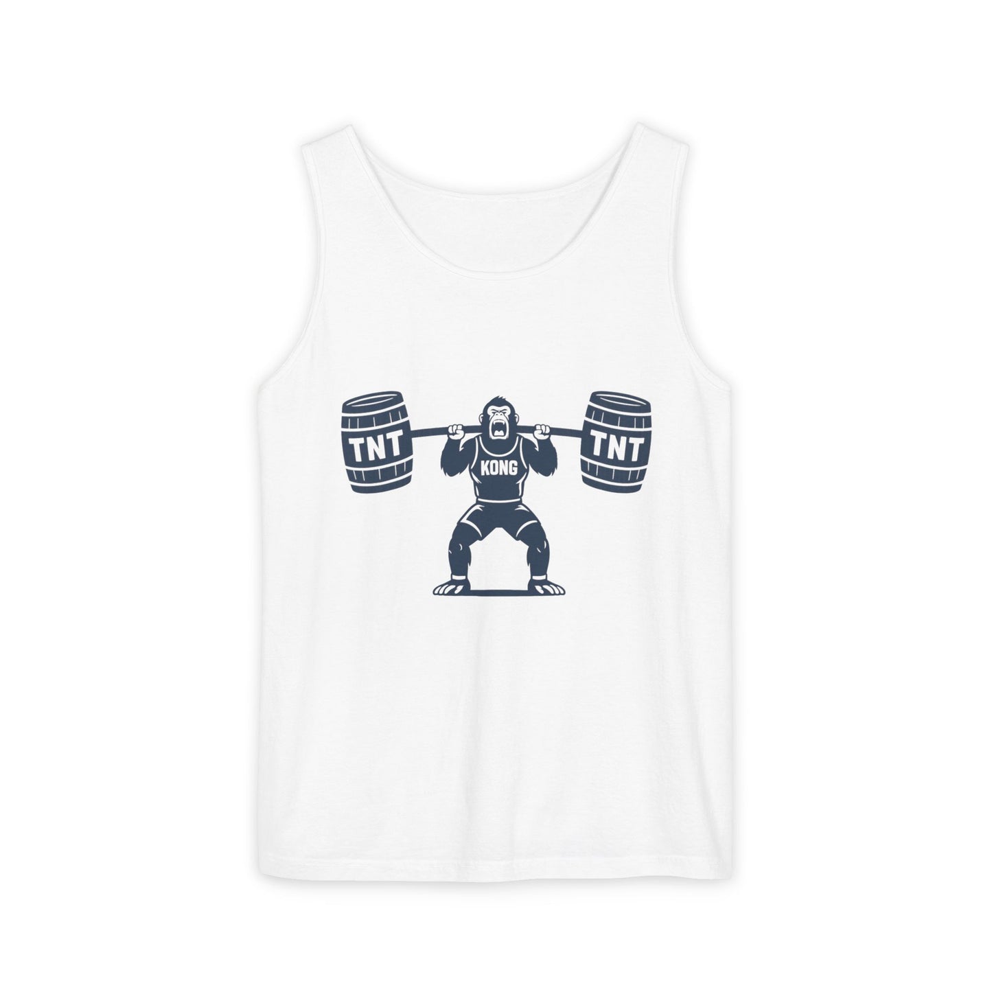 TNT Gorilla Weightlifting Tank Top, Gym Apparel, Unisex Workout Top, Fitness Gift, Summer Athletic Wear, Casual Tank