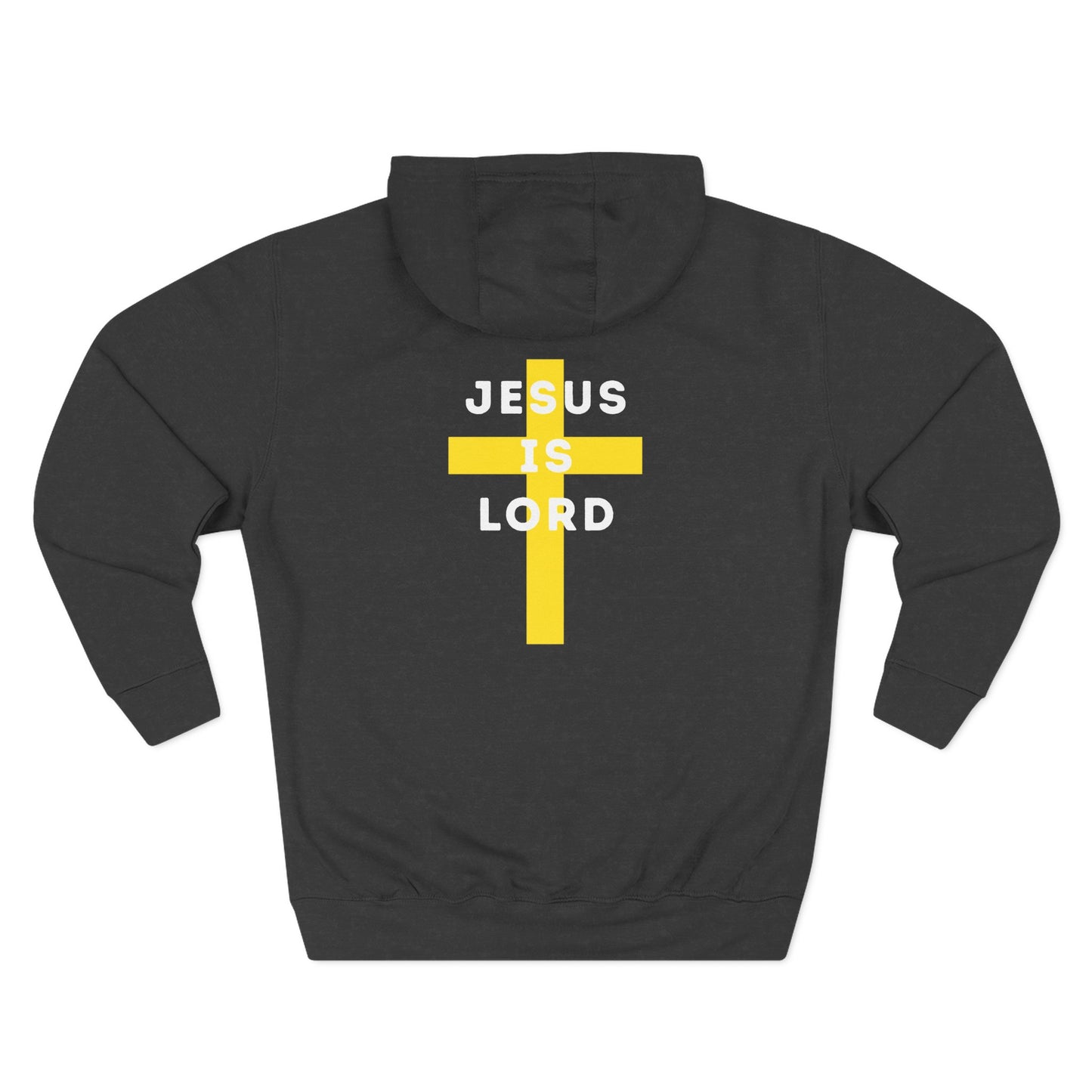 'Jesus is Lord' with Cross Graphic Unisex Hoodie, Jesus Hoodie, Christian Apparel