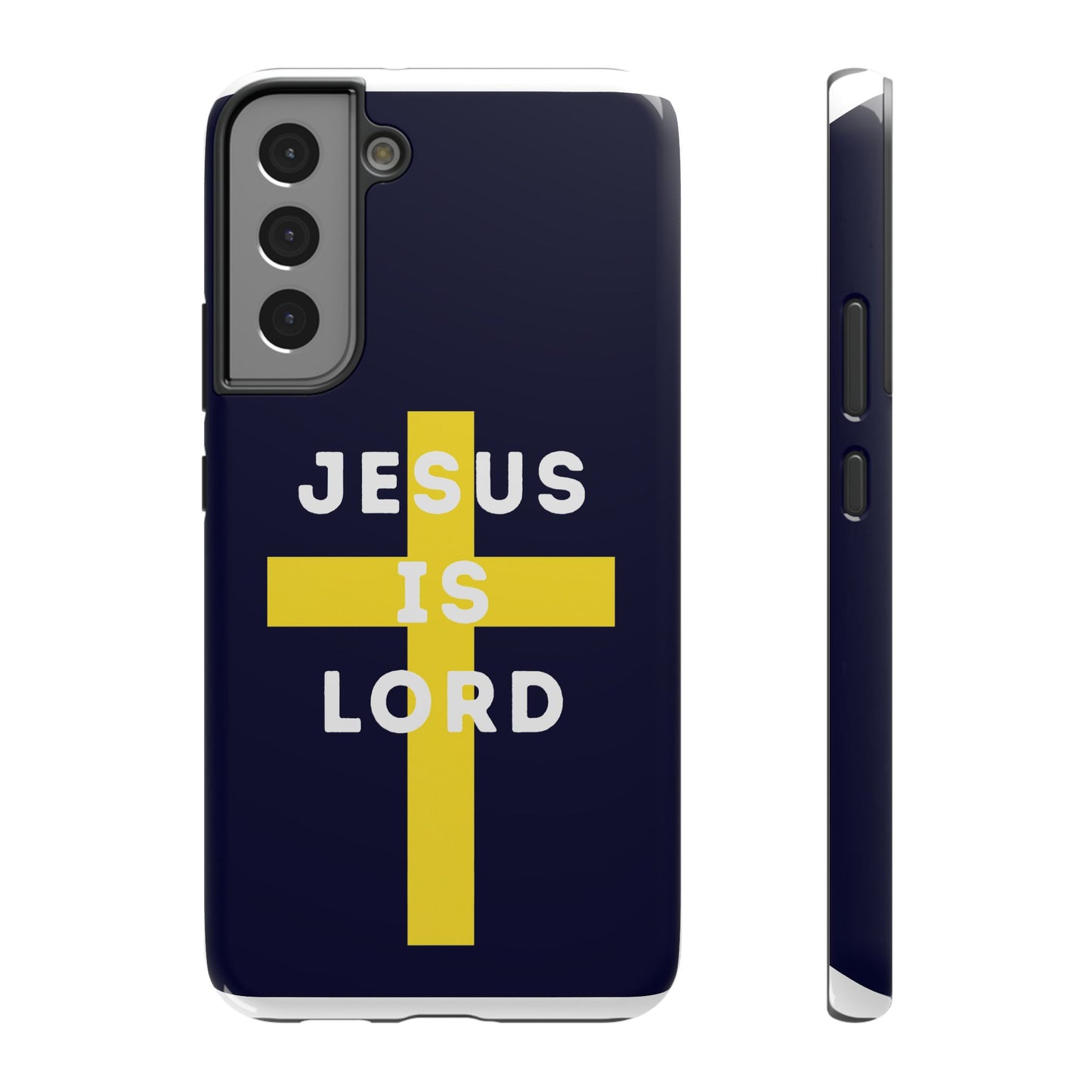 Impact-Resistant Phone Case 'JESUS IS LORD' Durable Phone Covers, Faith-Based Accessories, Gift for Believers, Christian Gifts