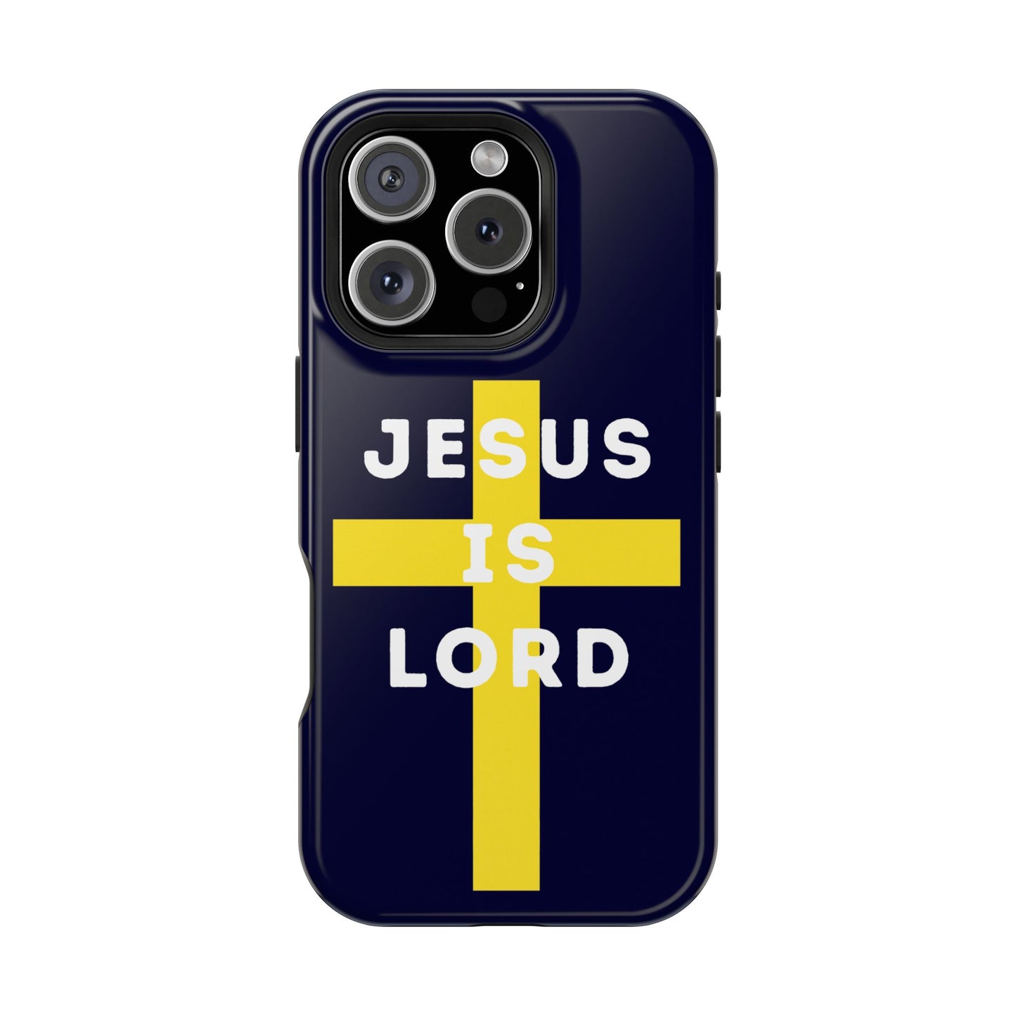 Impact-Resistant Phone Case 'JESUS IS LORD' Durable Phone Covers, Faith-Based Accessories, Gift for Believers, Christian Gifts