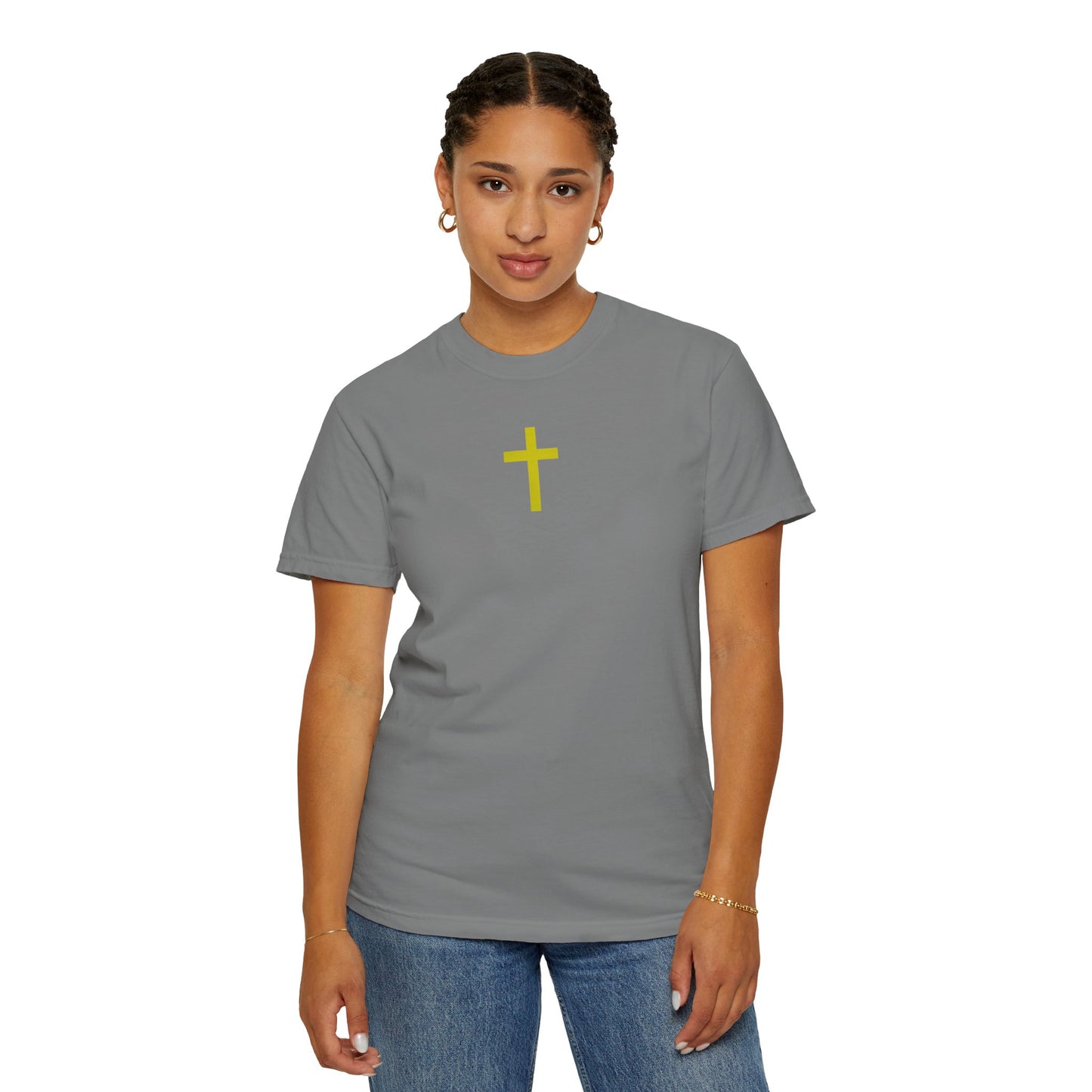 'Jesus is Lord' Font and Back Design Unisex T-Shirt, Christian Apparel