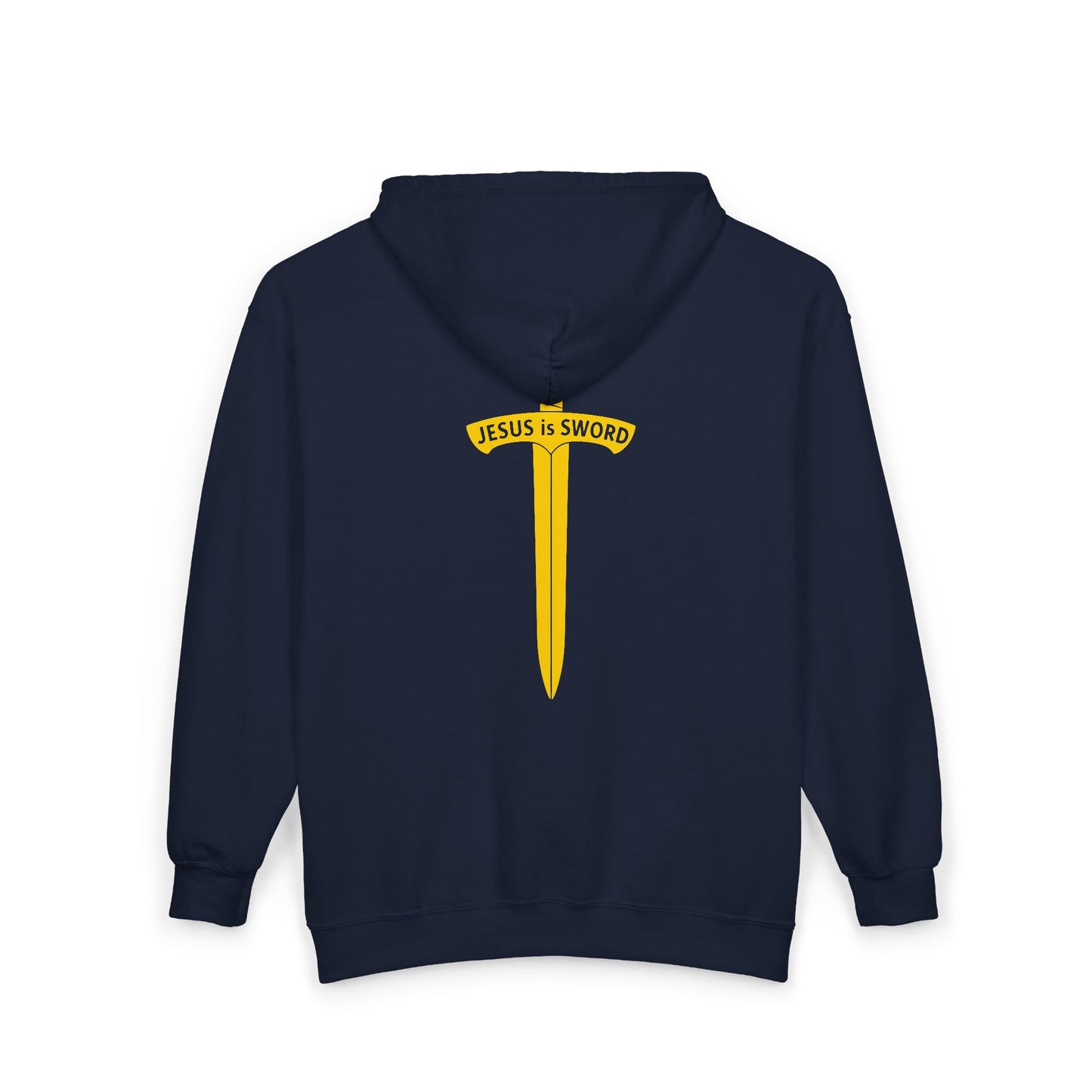 'JESUS is SWORD' Unisex Heavy Blend™ Full Zip Hooded Sweatshirt, Christian Apparel, Jesus Sweatshirt, Jacket