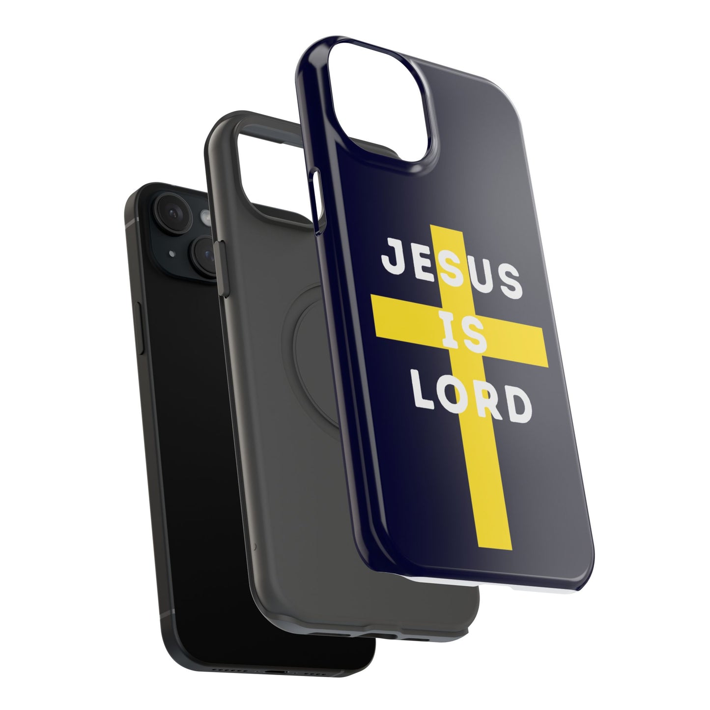 Impact-Resistant Phone Case 'JESUS IS LORD' Durable Phone Covers, Faith-Based Accessories, Gift for Believers, Christian Gifts