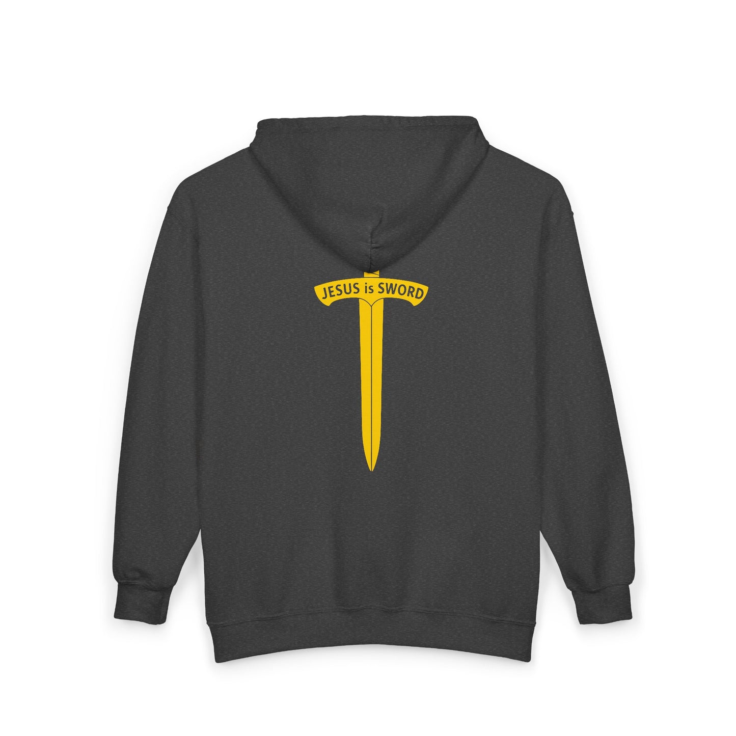 'JESUS is SWORD' Unisex Heavy Blend™ Full Zip Hooded Sweatshirt, Christian Apparel, Jesus Sweatshirt, Jacket