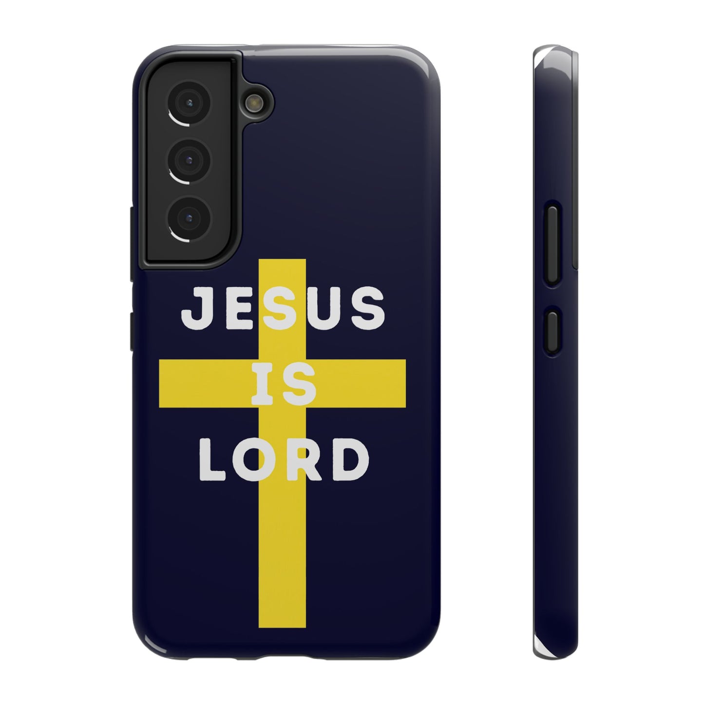 Impact-Resistant Phone Case 'JESUS IS LORD' Durable Phone Covers, Faith-Based Accessories, Gift for Believers, Christian Gifts