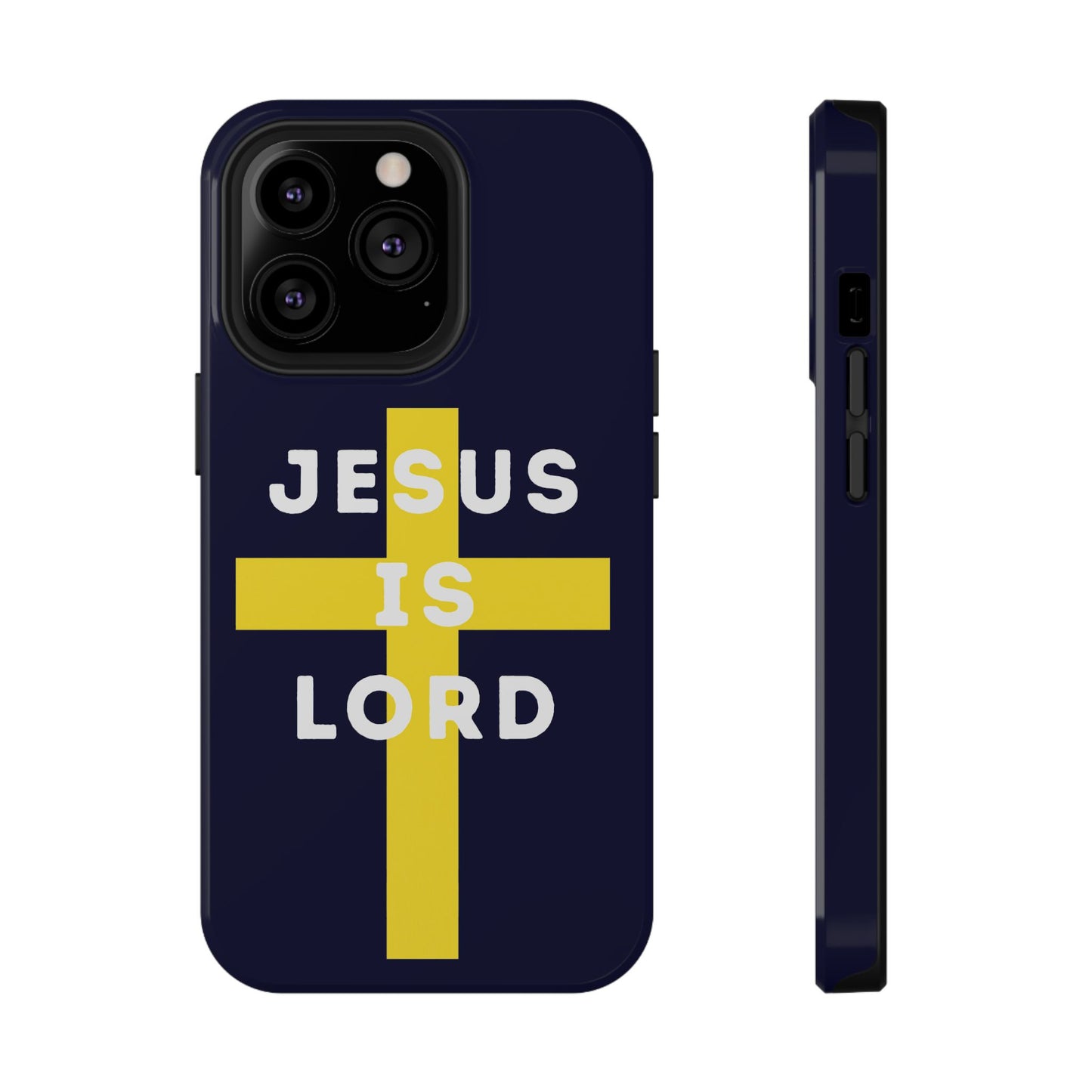 Impact-Resistant Phone Case 'JESUS IS LORD' Durable Phone Covers, Faith-Based Accessories, Gift for Believers, Christian Gifts