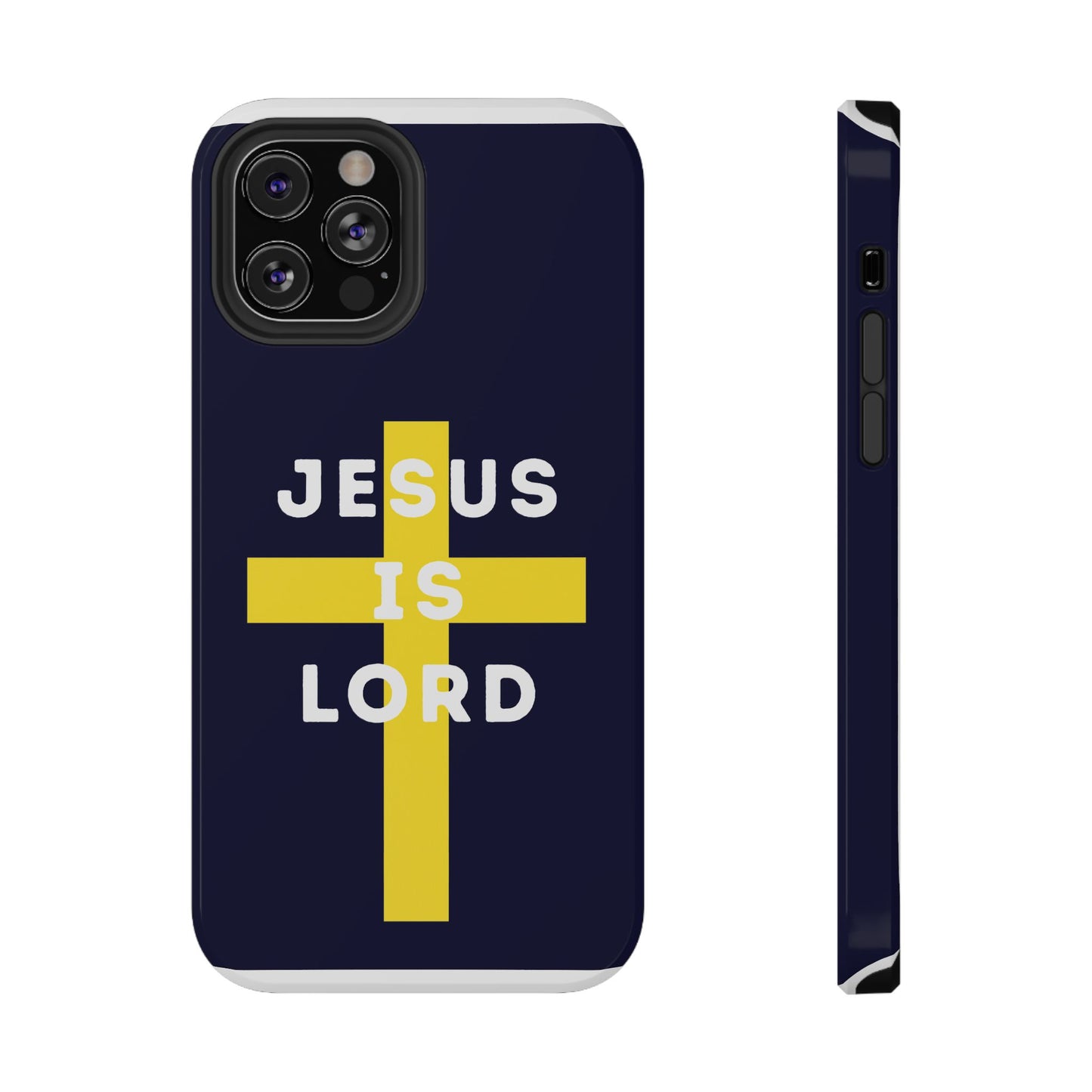 Impact-Resistant Phone Case 'JESUS IS LORD' Durable Phone Covers, Faith-Based Accessories, Gift for Believers, Christian Gifts