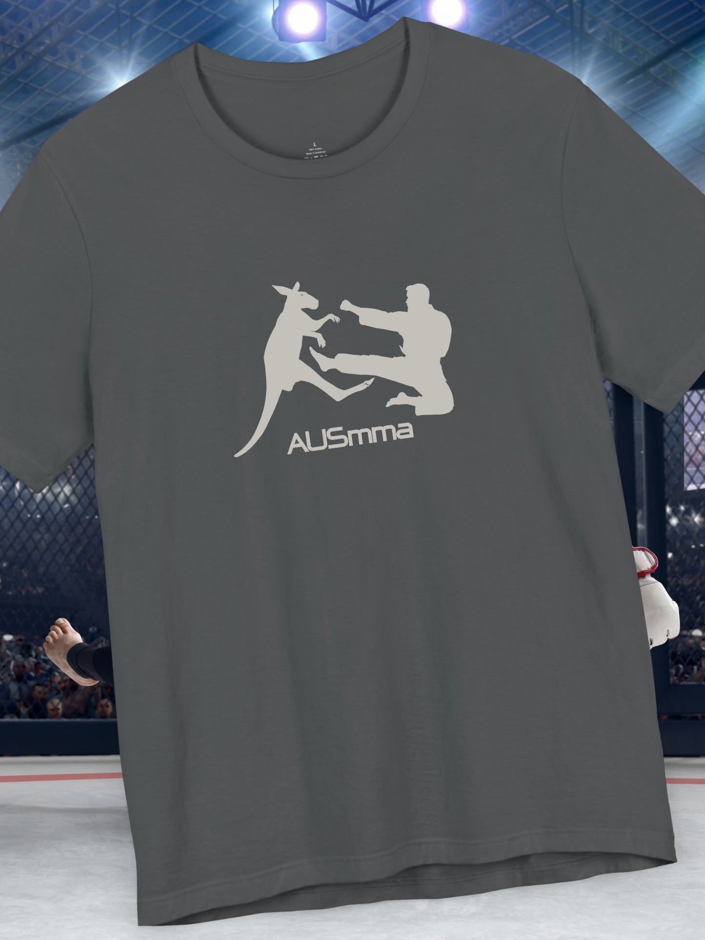 'AUSmma' Graphic Unisex T-Shirt, Australian Mixed Martial Arts Apparel, MMA Tee