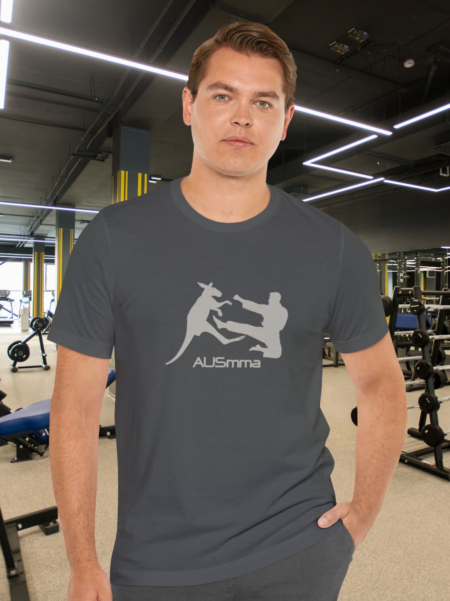 'AUSmma' Graphic Unisex T-Shirt, Australian Mixed Martial Arts Apparel, MMA Tee