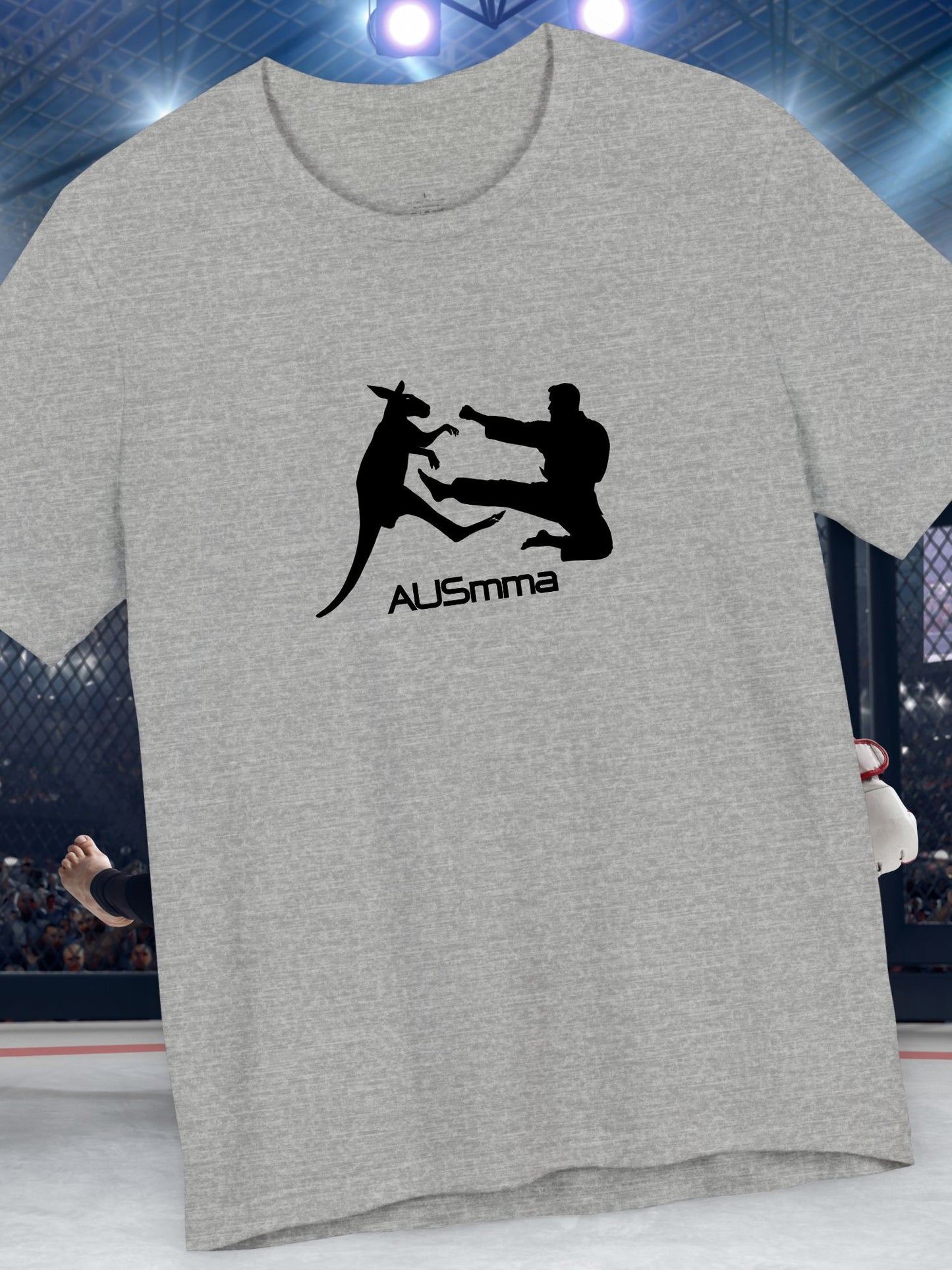 'AUSmma' Graphic Unisex T-Shirt, Australian Mixed Martial Arts Apparel, MMA Tee