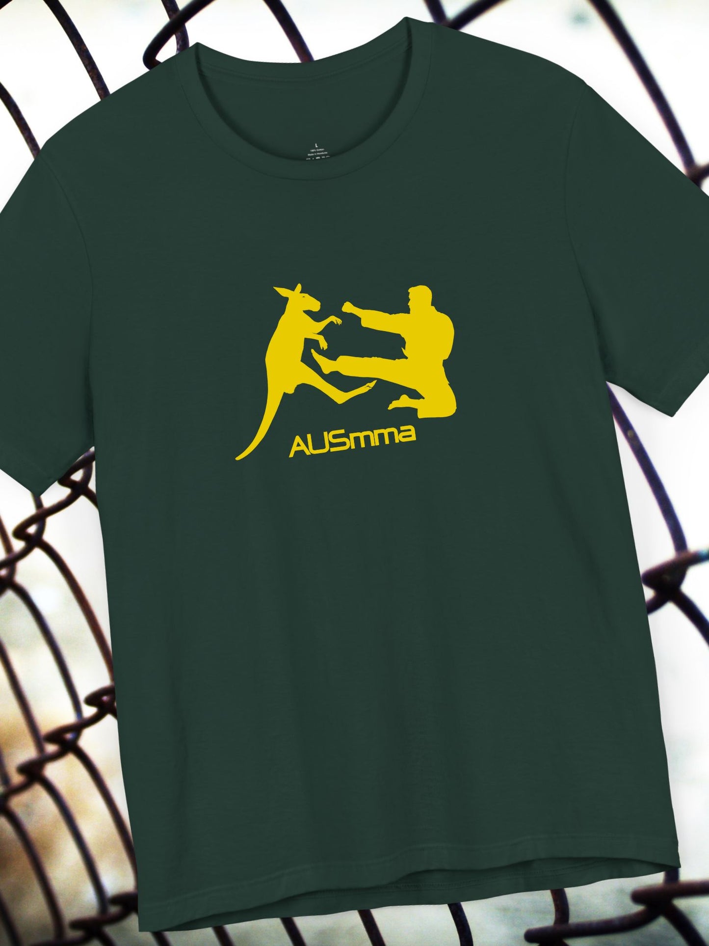 'AUSmma' Graphic Unisex T-Shirt, Australian Mixed Martial Arts Apparel, MMA Tee