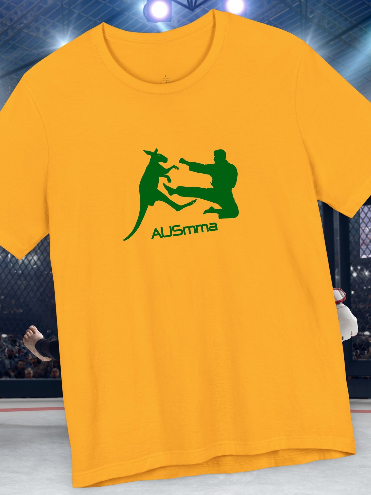 'AUSmma' Graphic Unisex T-Shirt, Australian Mixed Martial Arts Apparel, MMA Tee
