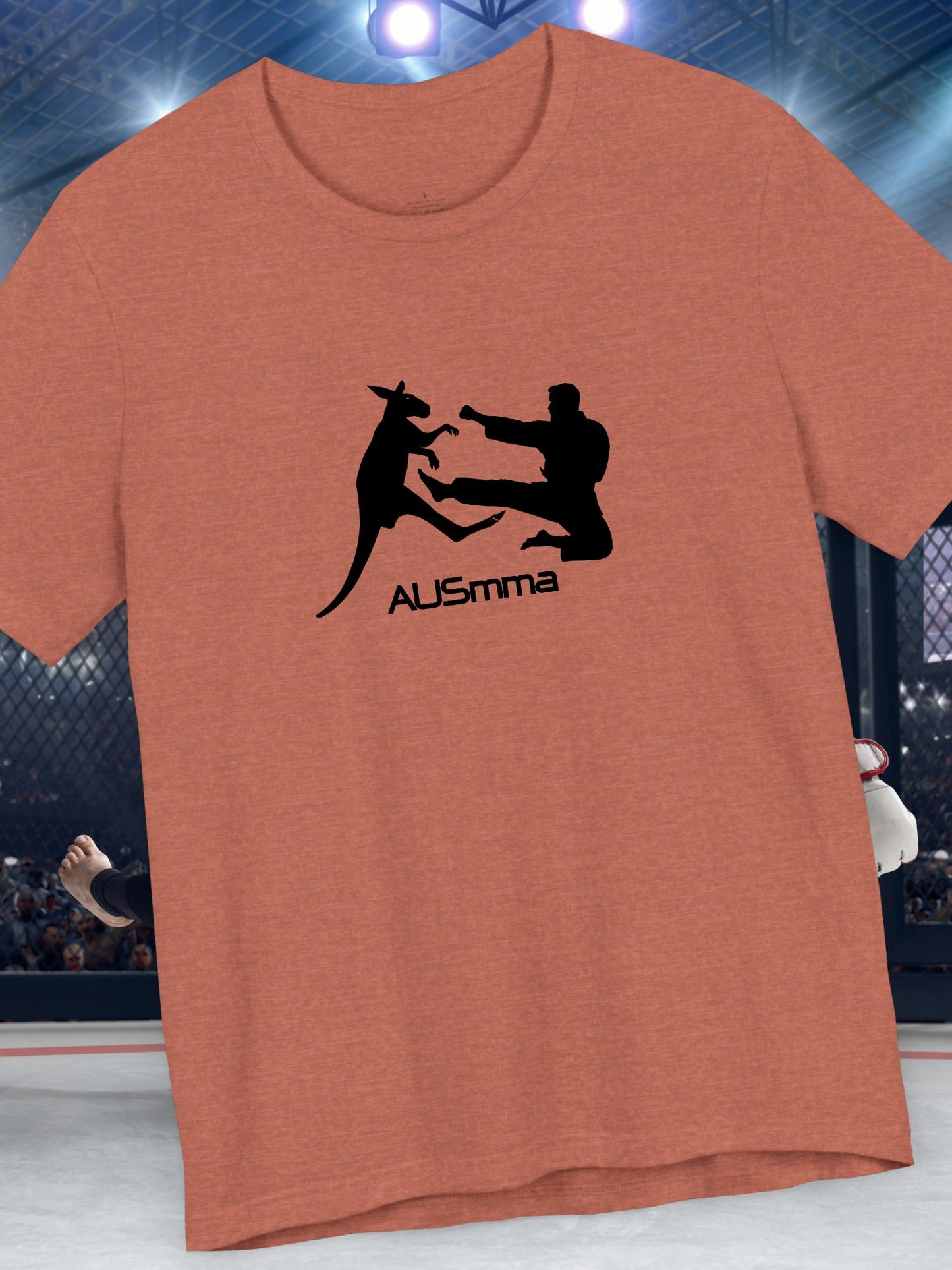 'AUSmma' Graphic Unisex T-Shirt, Australian Mixed Martial Arts Apparel, MMA Tee