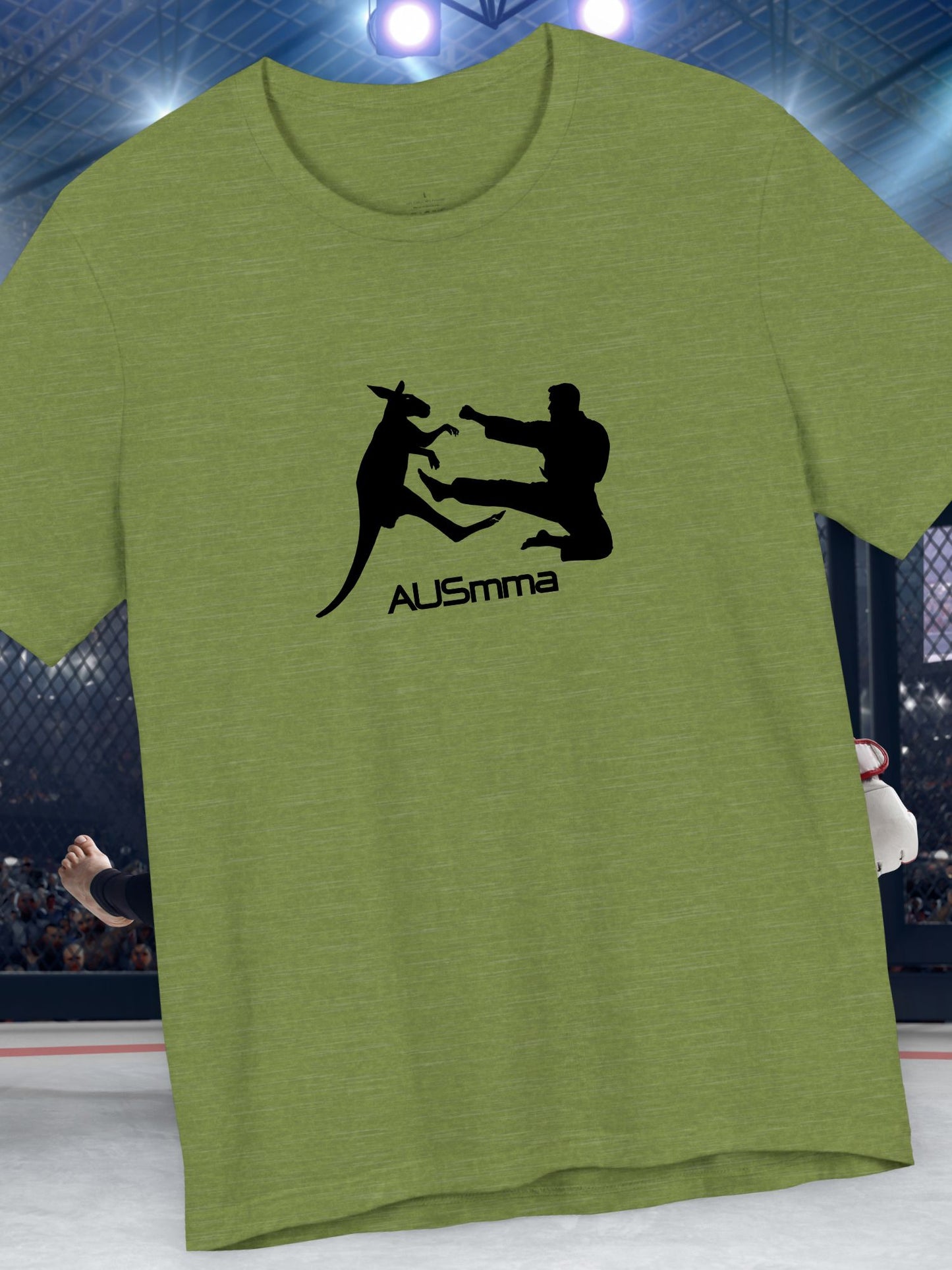'AUSmma' Graphic Unisex T-Shirt, Australian Mixed Martial Arts Apparel, MMA Tee