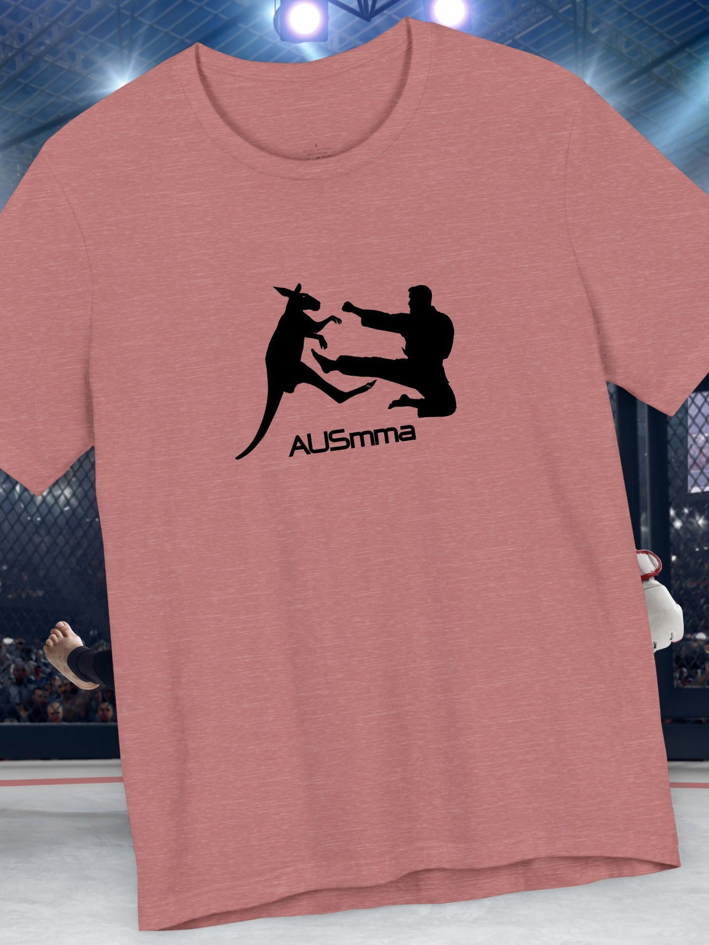 'AUSmma' Graphic Unisex T-Shirt, Australian Mixed Martial Arts Apparel, MMA Tee