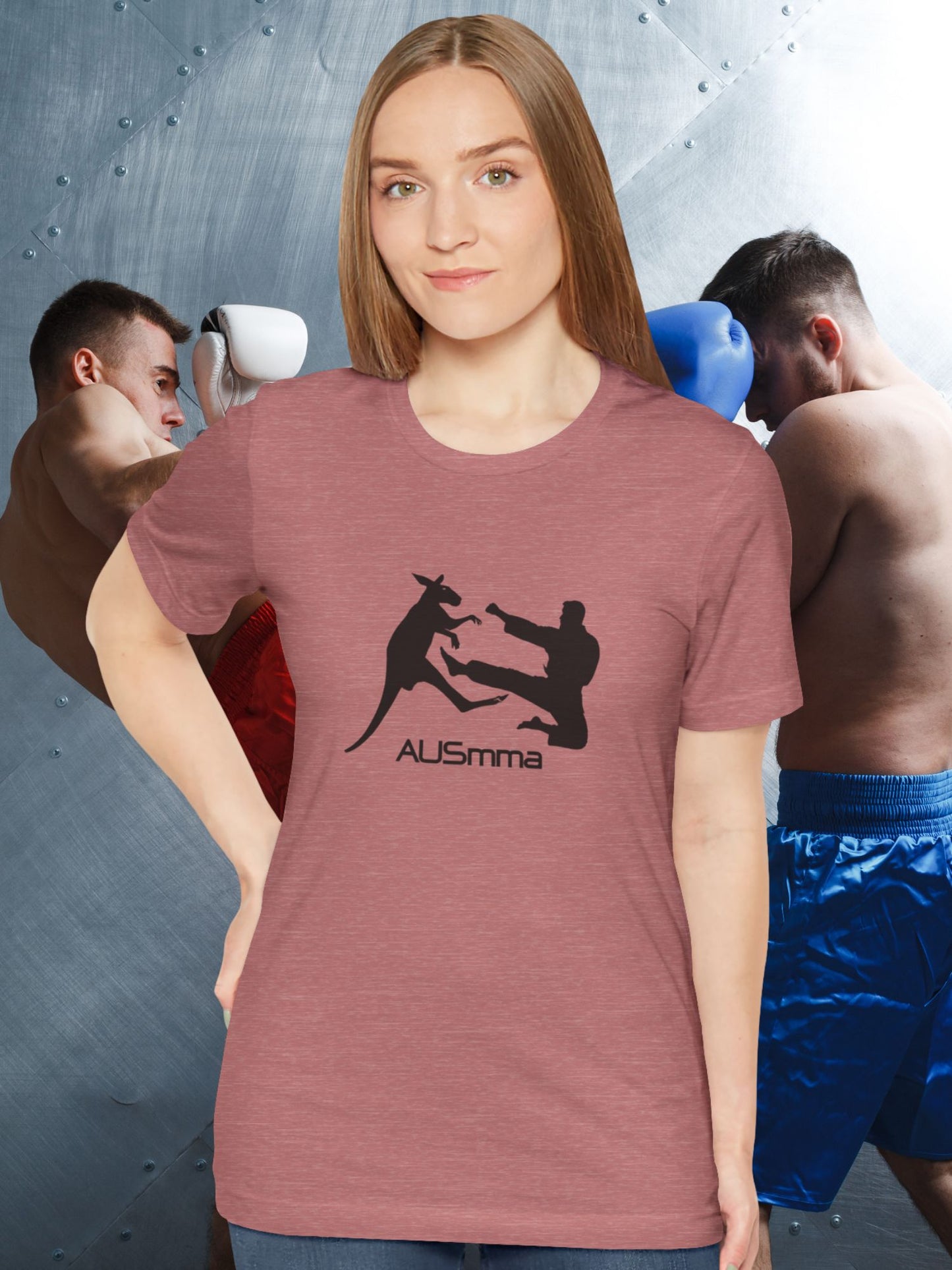 'AUSmma' Graphic Unisex T-Shirt, Australian Mixed Martial Arts Apparel, MMA Tee