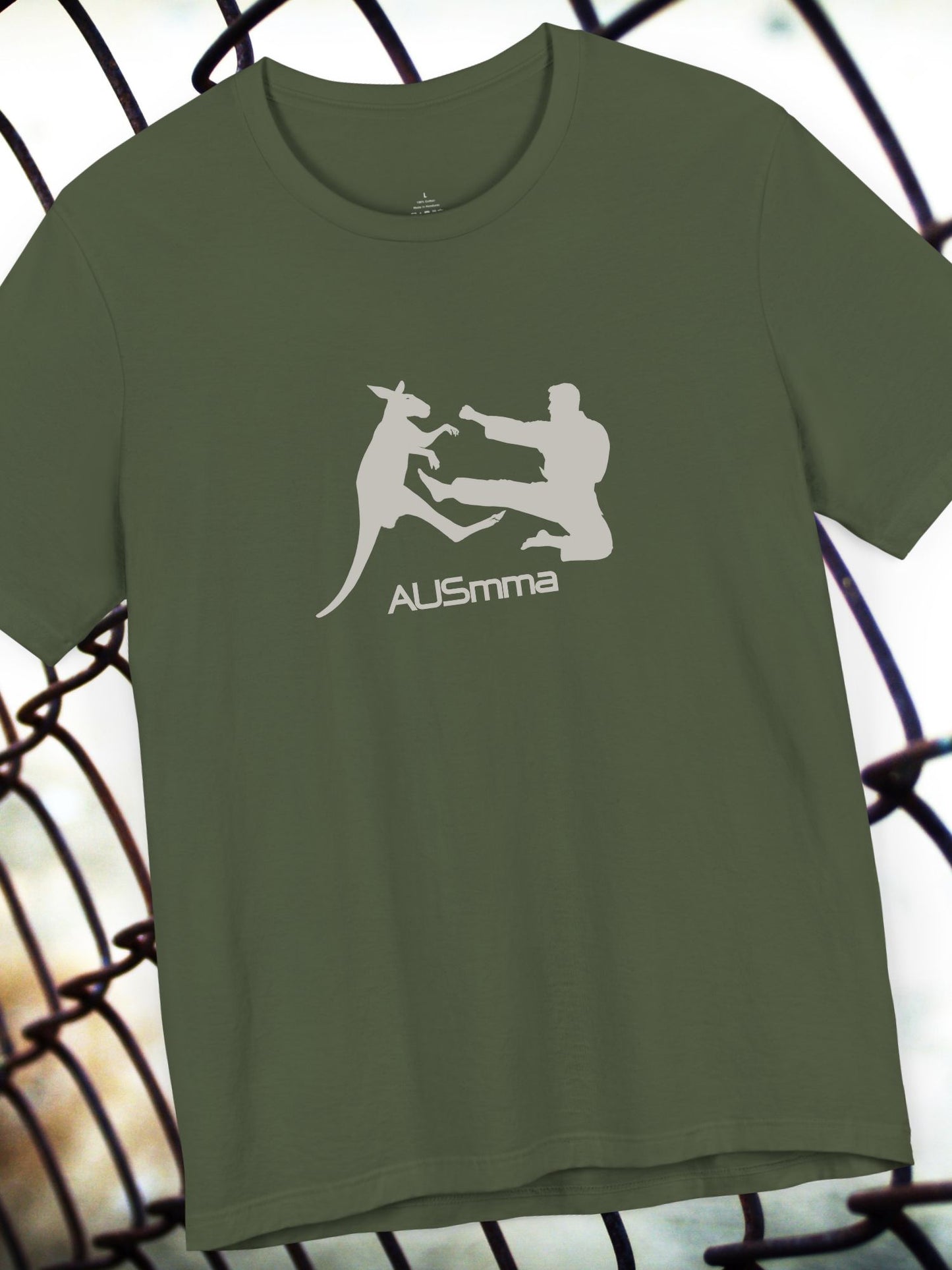 'AUSmma' Graphic Unisex T-Shirt, Australian Mixed Martial Arts Apparel, MMA Tee