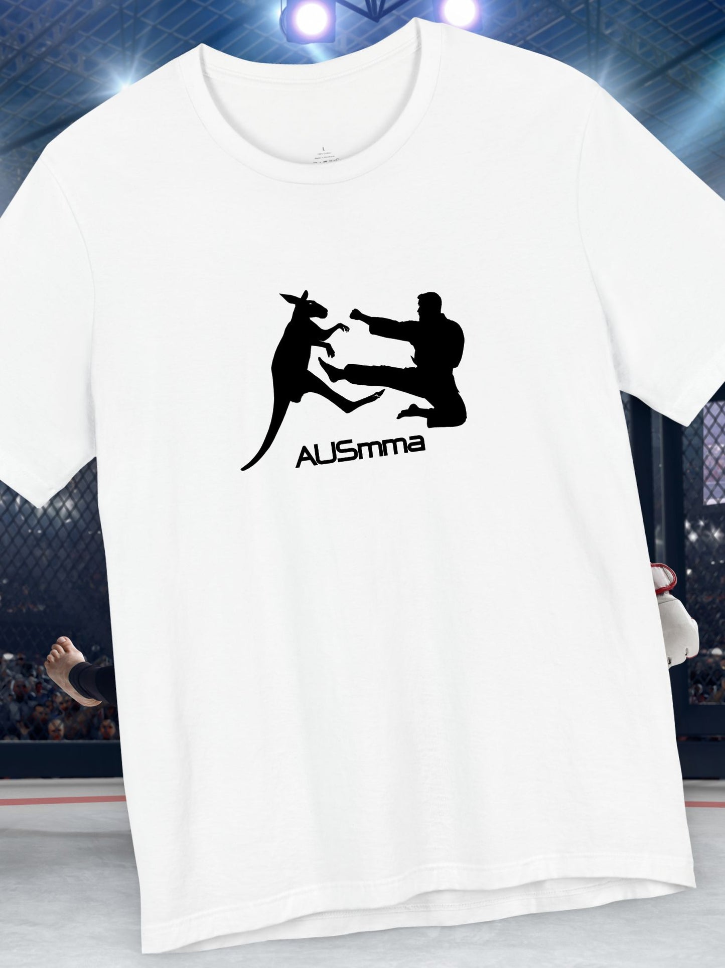 'AUSmma' Graphic Unisex T-Shirt, Australian Mixed Martial Arts Apparel, MMA Tee