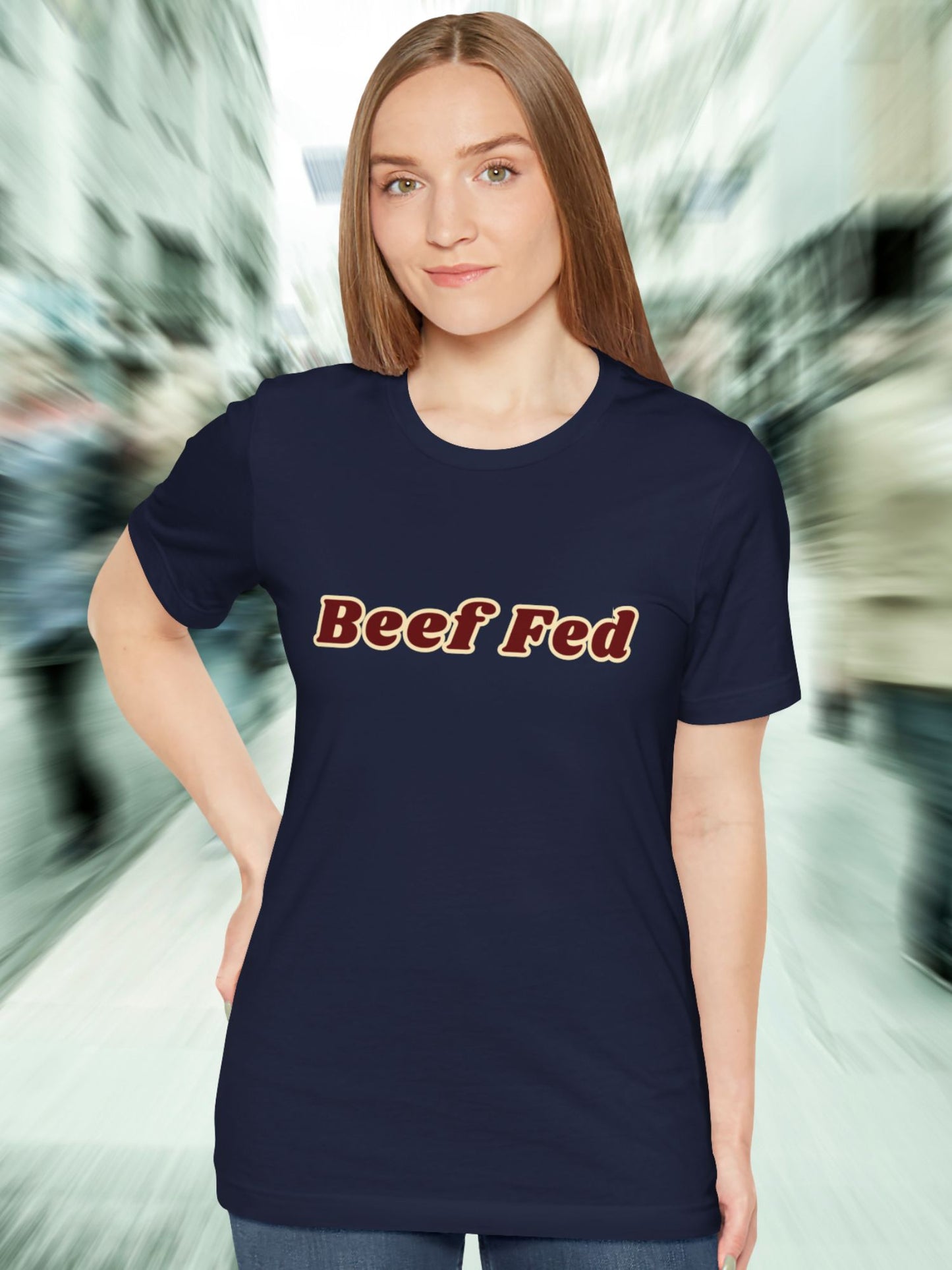 'Beef Fed' Unisex T-Shirt, Carnivore Diet Apparel, Foodie Gift, Barbecue Fan, Meat Eater, Beef Lover, Health and Wellness, BBQ