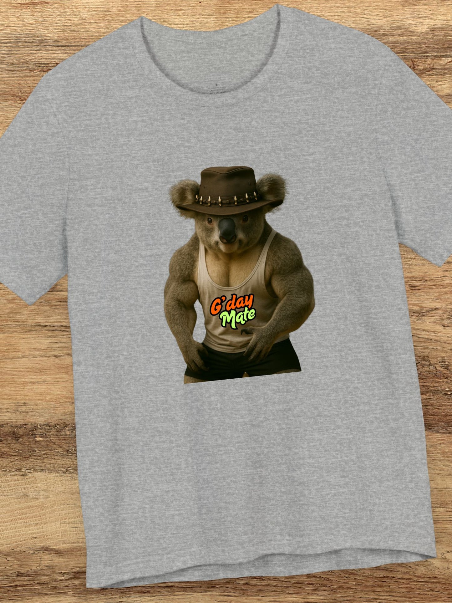 "G’day Mate" Koala Graphic Unisex T-Shirt, Australian Culture Tee, Koala Lovers, Travel Apparel