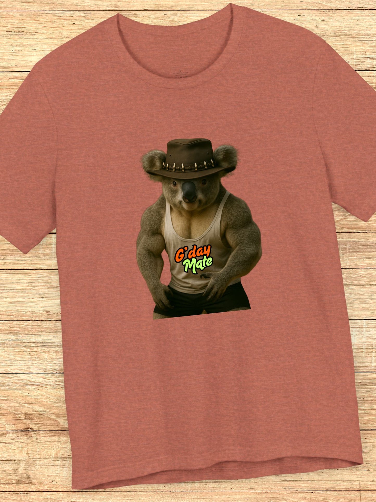 "G’day Mate" Koala Graphic Unisex T-Shirt, Australian Culture Tee, Koala Lovers, Travel Apparel