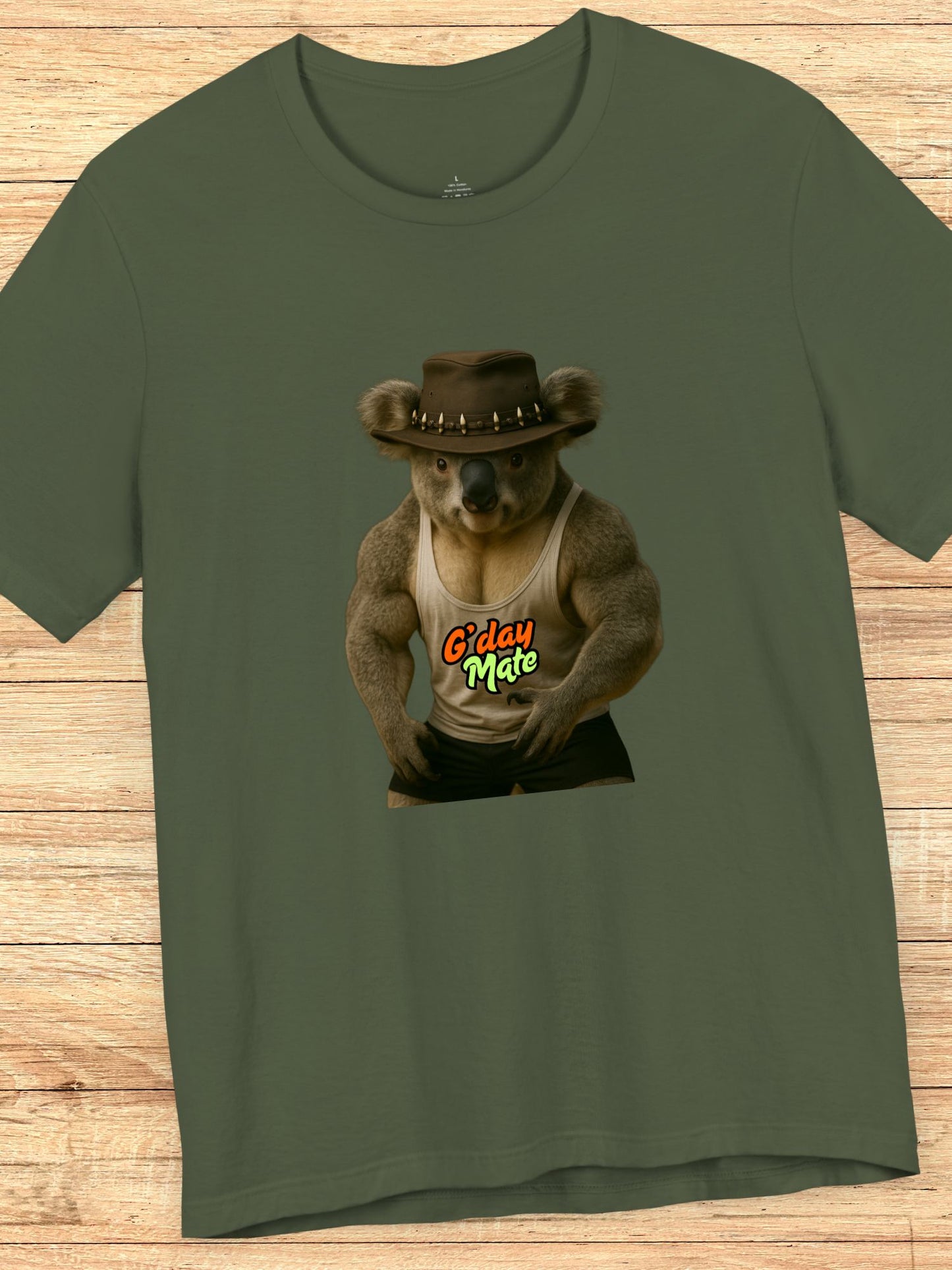 "G’day Mate" Koala Graphic Unisex T-Shirt, Australian Culture Tee, Koala Lovers, Travel Apparel