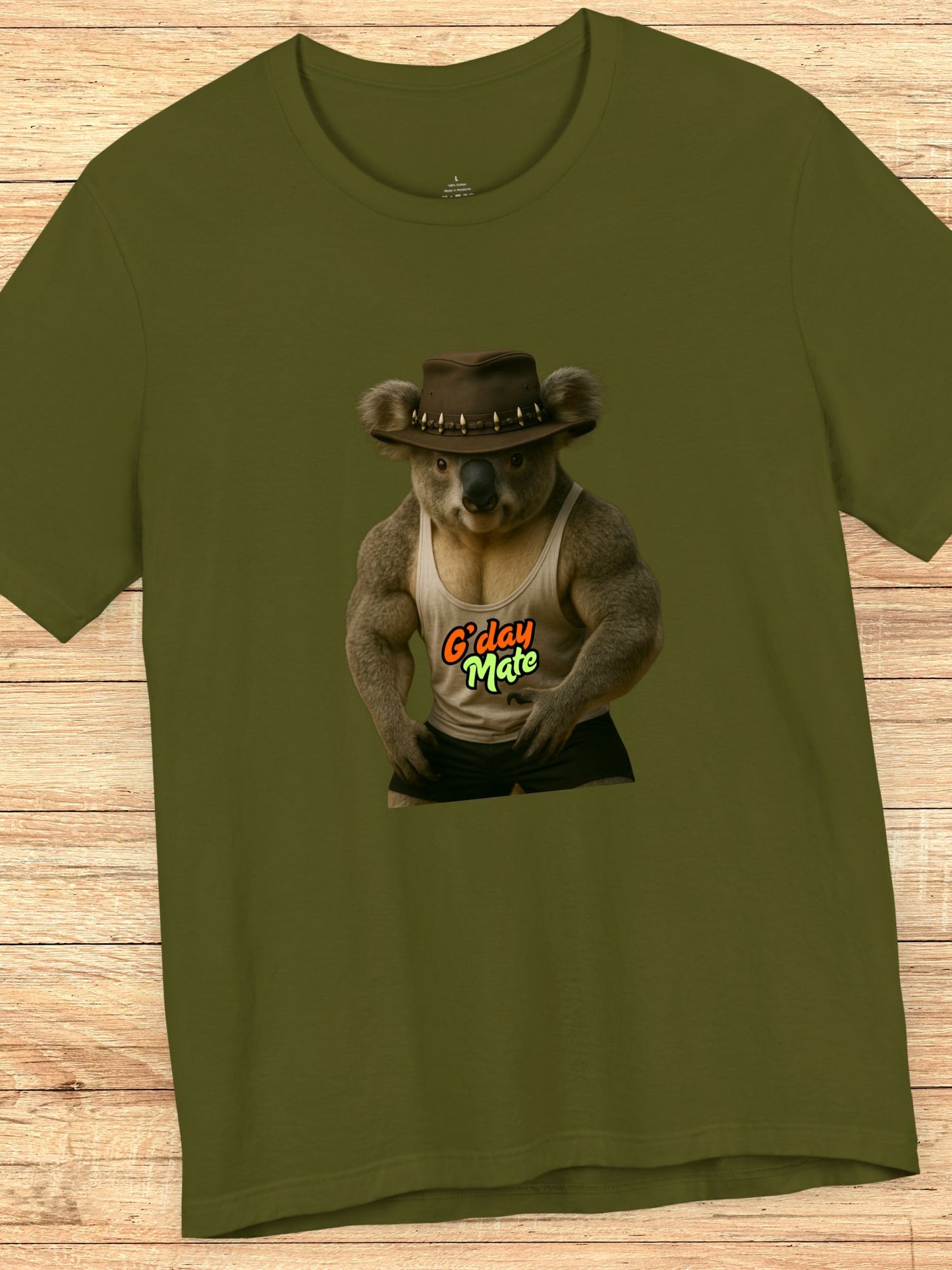 "G’day Mate" Koala Graphic Unisex T-Shirt, Australian Culture Tee, Koala Lovers, Travel Apparel
