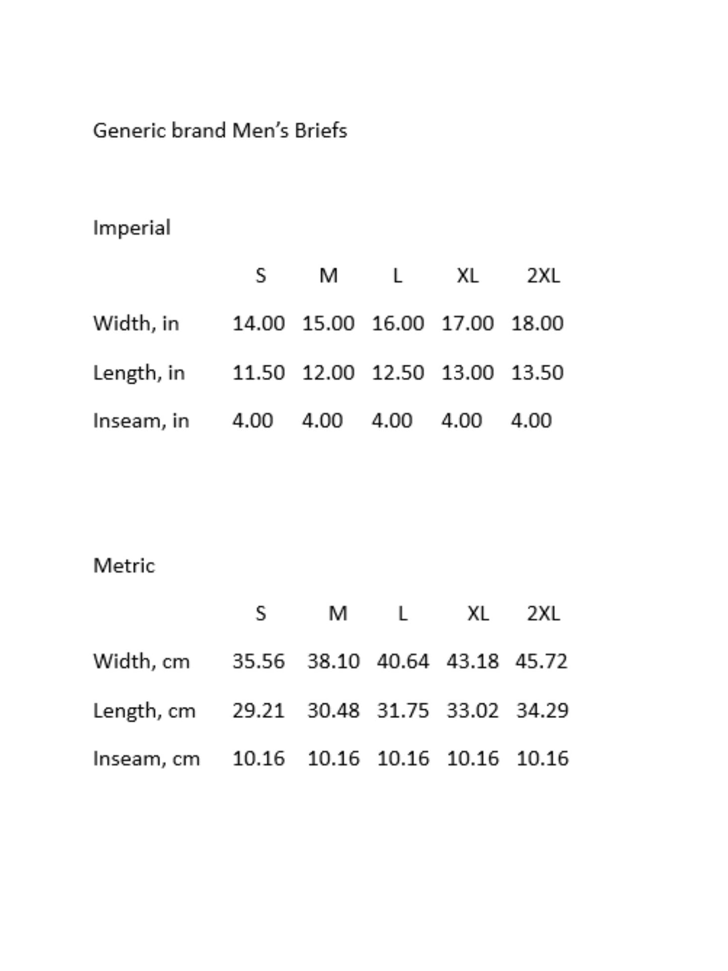 "COMMANDO" pattern Men's Briefs