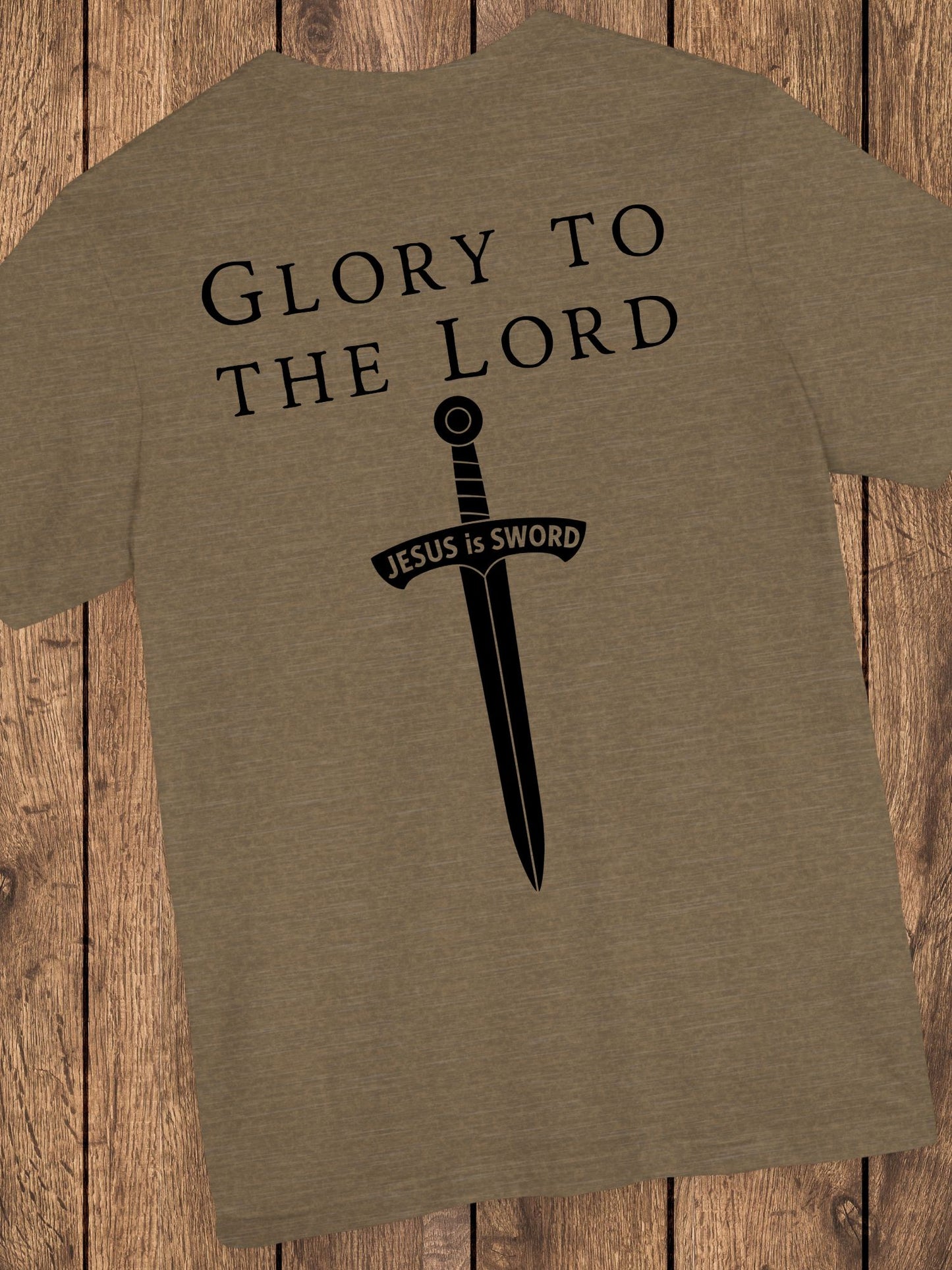 'Glory to the Lord, Jesus is Sword' Unisex T-Shirt, Christian Apparel