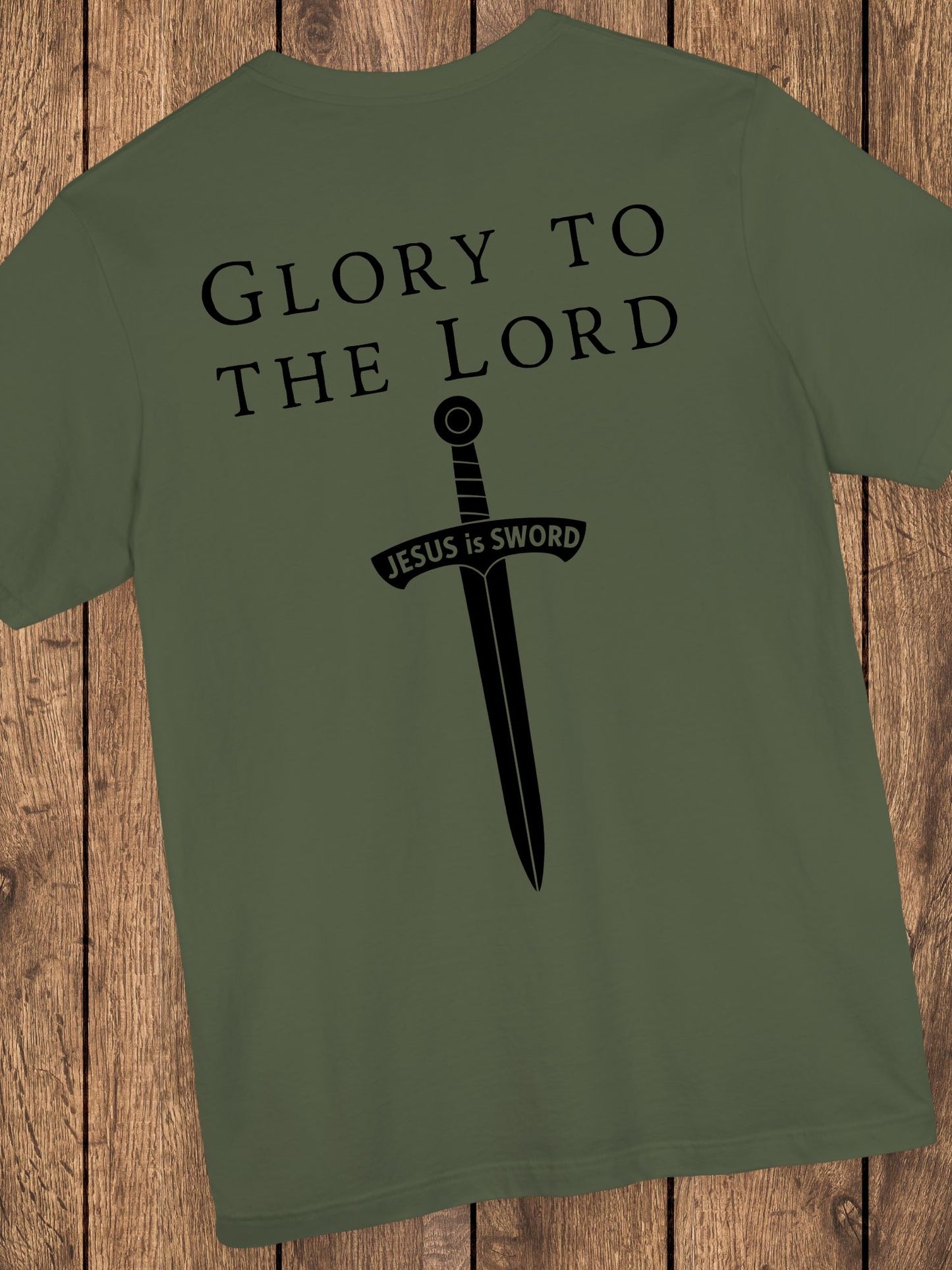 'Glory to the Lord, Jesus is Sword' Unisex T-Shirt, Christian Apparel