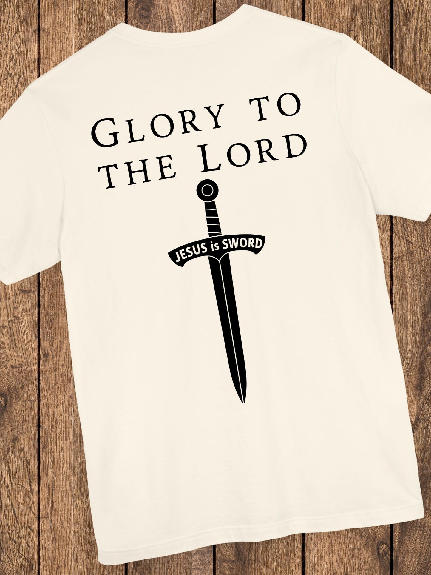 'Glory to the Lord, Jesus is Sword' Unisex T-Shirt, Christian Apparel