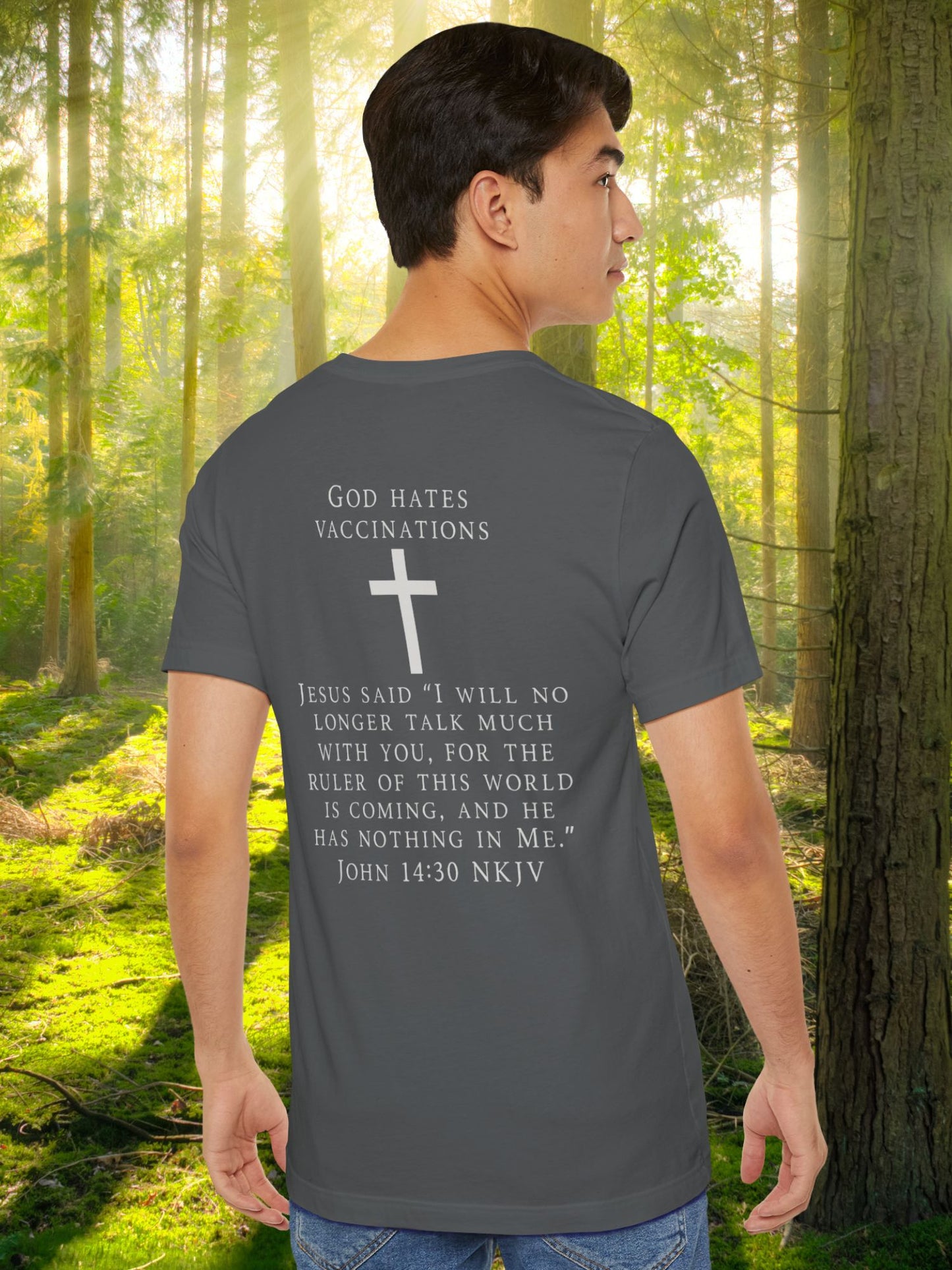 "God Hates Vaccinations" Christian Unisex T-Shirt
