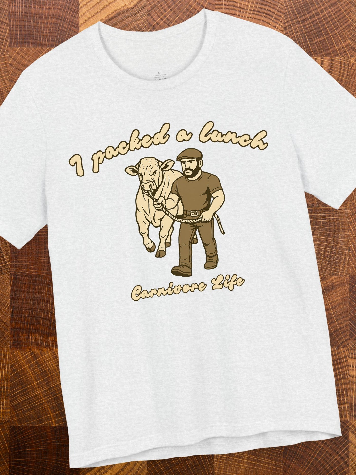 'I Packed a Lunch' Carnivore Diet Unisex T-Shirt, Carnivore Apparel