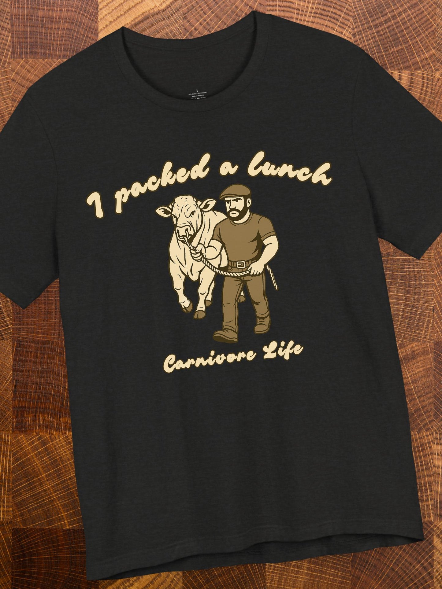 'I Packed a Lunch' Carnivore Diet Unisex T-Shirt, Carnivore Apparel