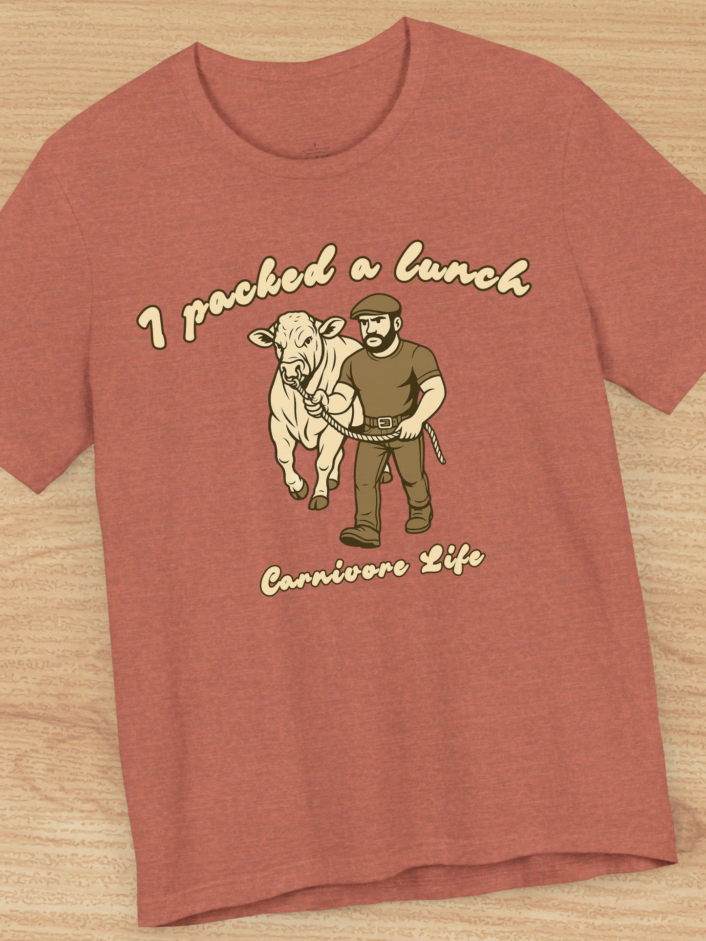 'I Packed a Lunch' Carnivore Diet Unisex T-Shirt, Carnivore Apparel